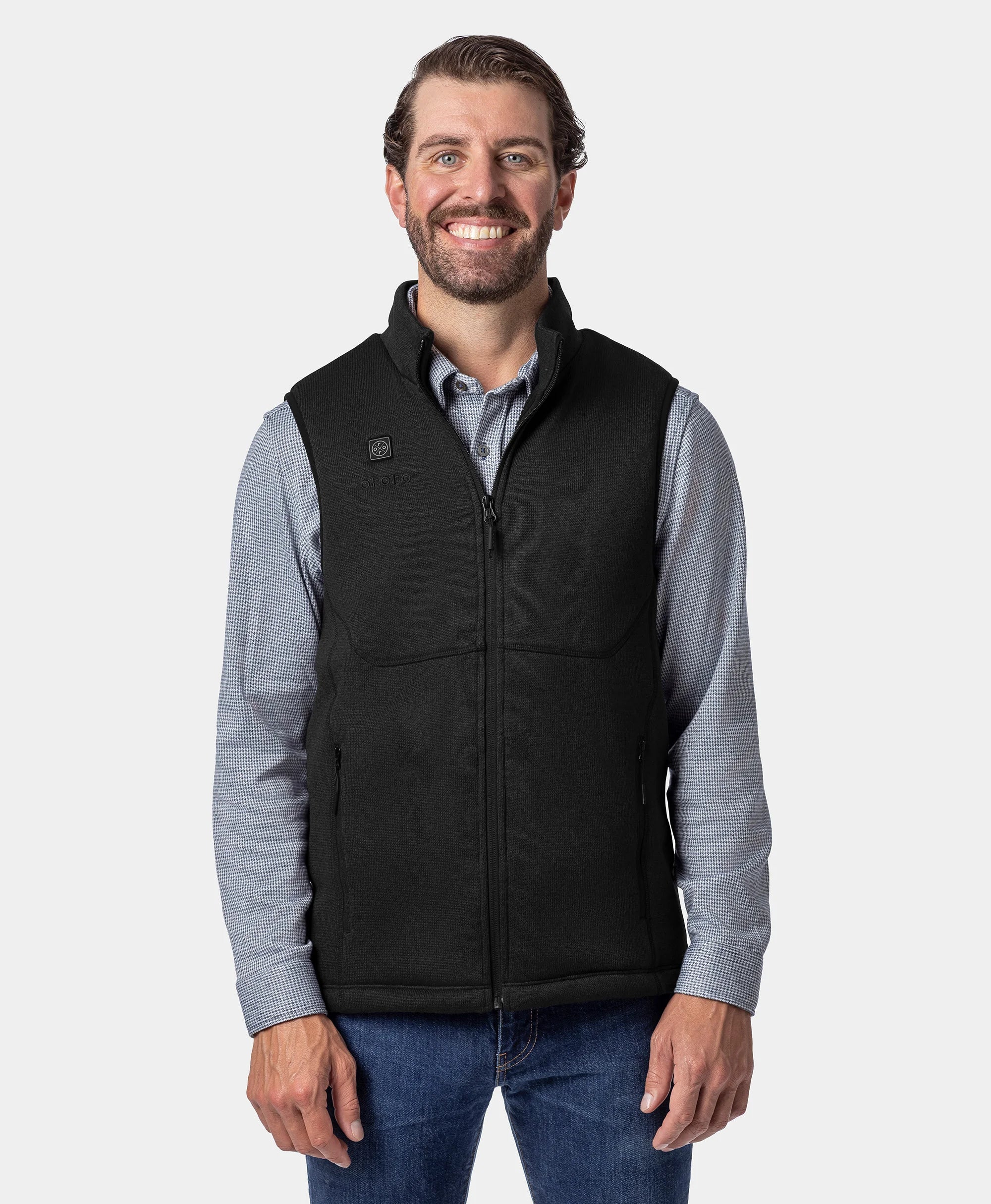 Augusta Tournament Men's 4-Zone Heated Sweater Fleece Vest (Apparel Only) - Image 15