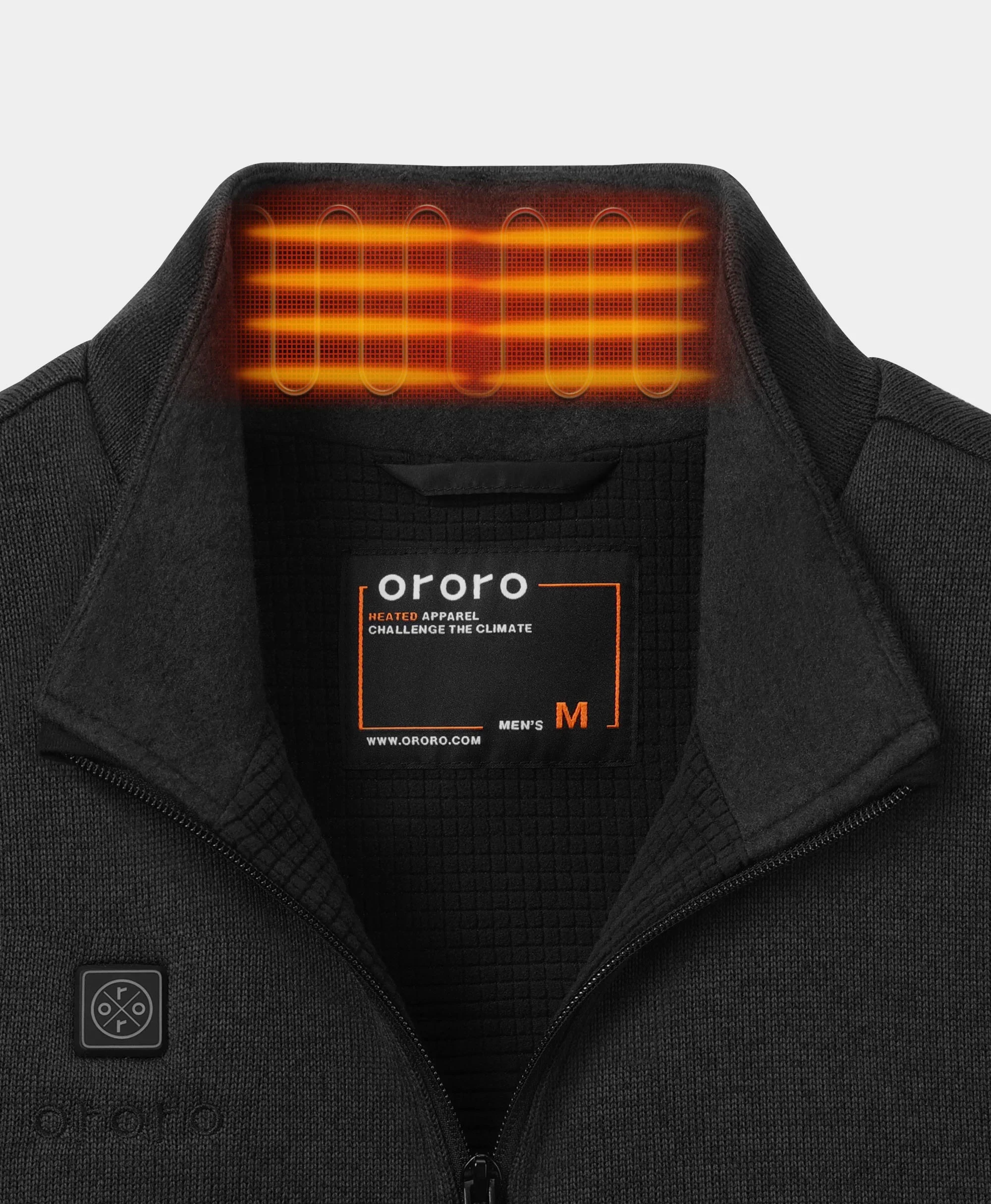 Augusta Tournament Men's 4-Zone Heated Sweater Fleece Vest (Apparel Only) - Image 19
