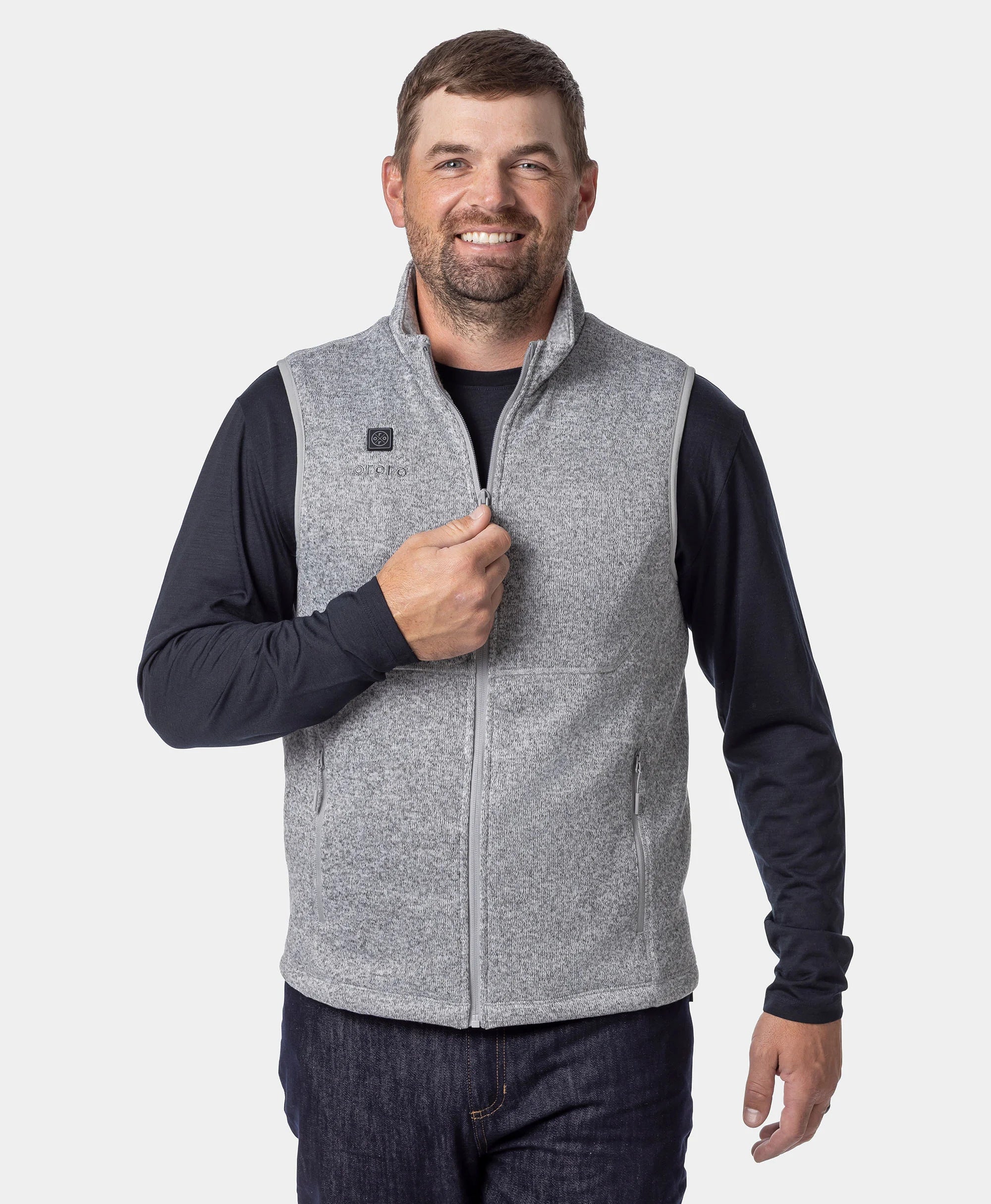 Augusta Tournament Men's 4-Zone Heated Sweater Fleece Vest (Apparel Only) - Image 23