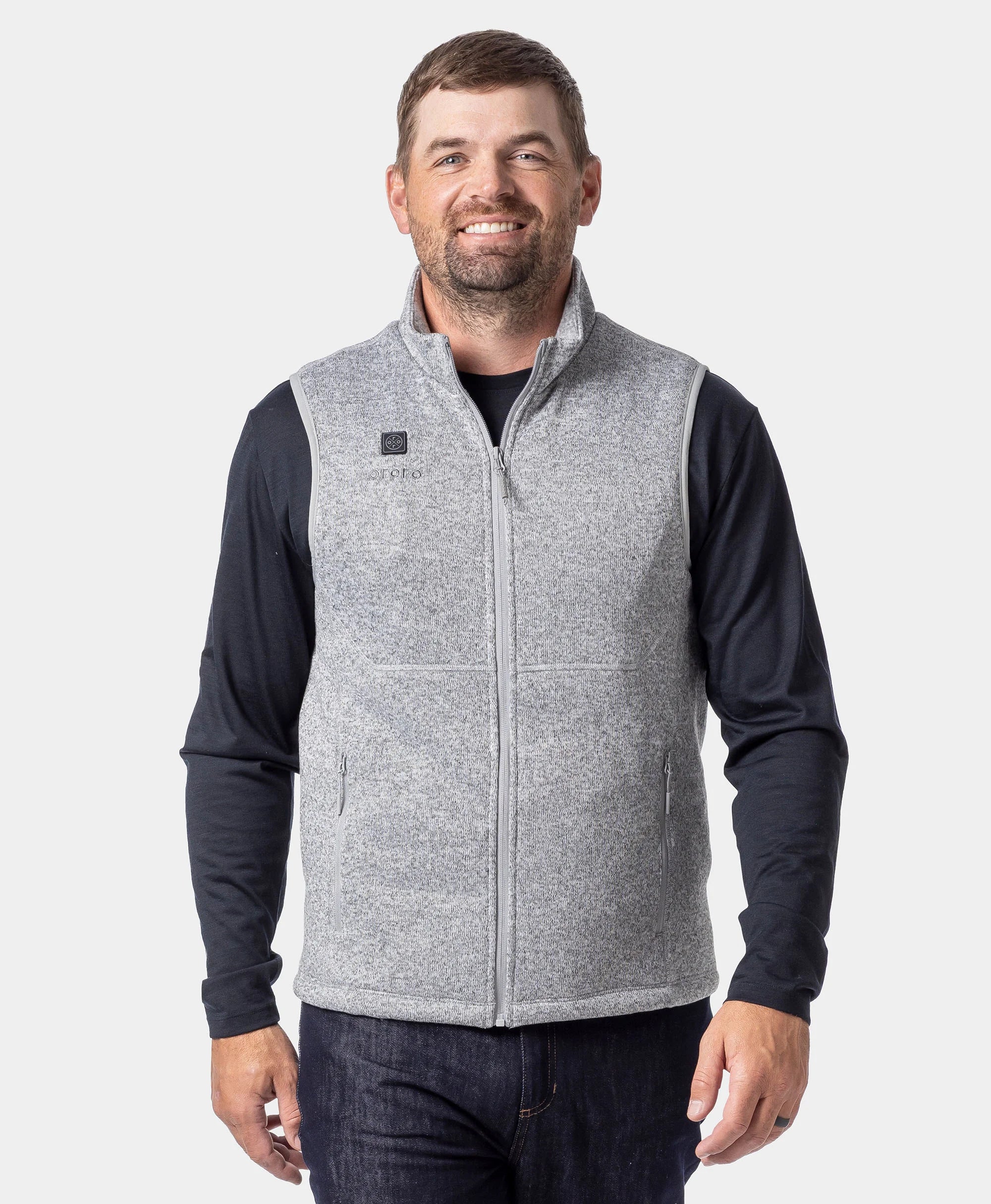 Augusta Tournament Men's 4-Zone Heated Sweater Fleece Vest (Apparel Only) - Image 25
