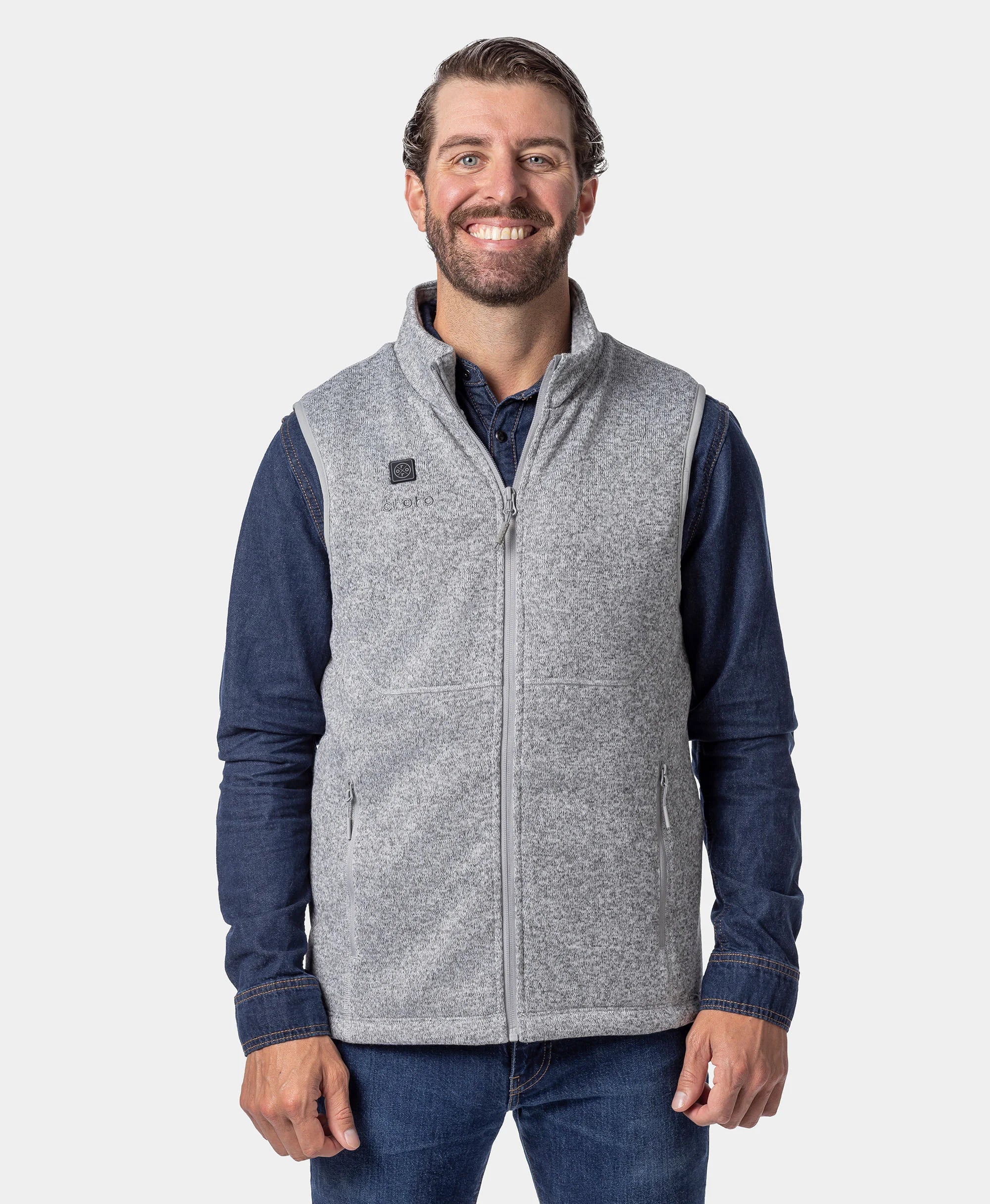 Augusta Tournament Men's 4-Zone Heated Sweater Fleece Vest (Apparel Only) - Image 26