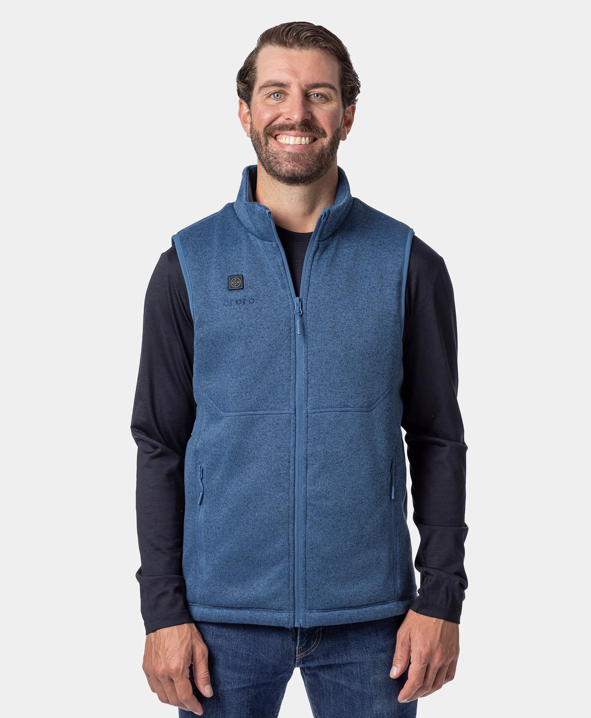 Augusta Tournament Men's 4-Zone Heated Sweater Fleece Vest (Apparel Only) - Image 4
