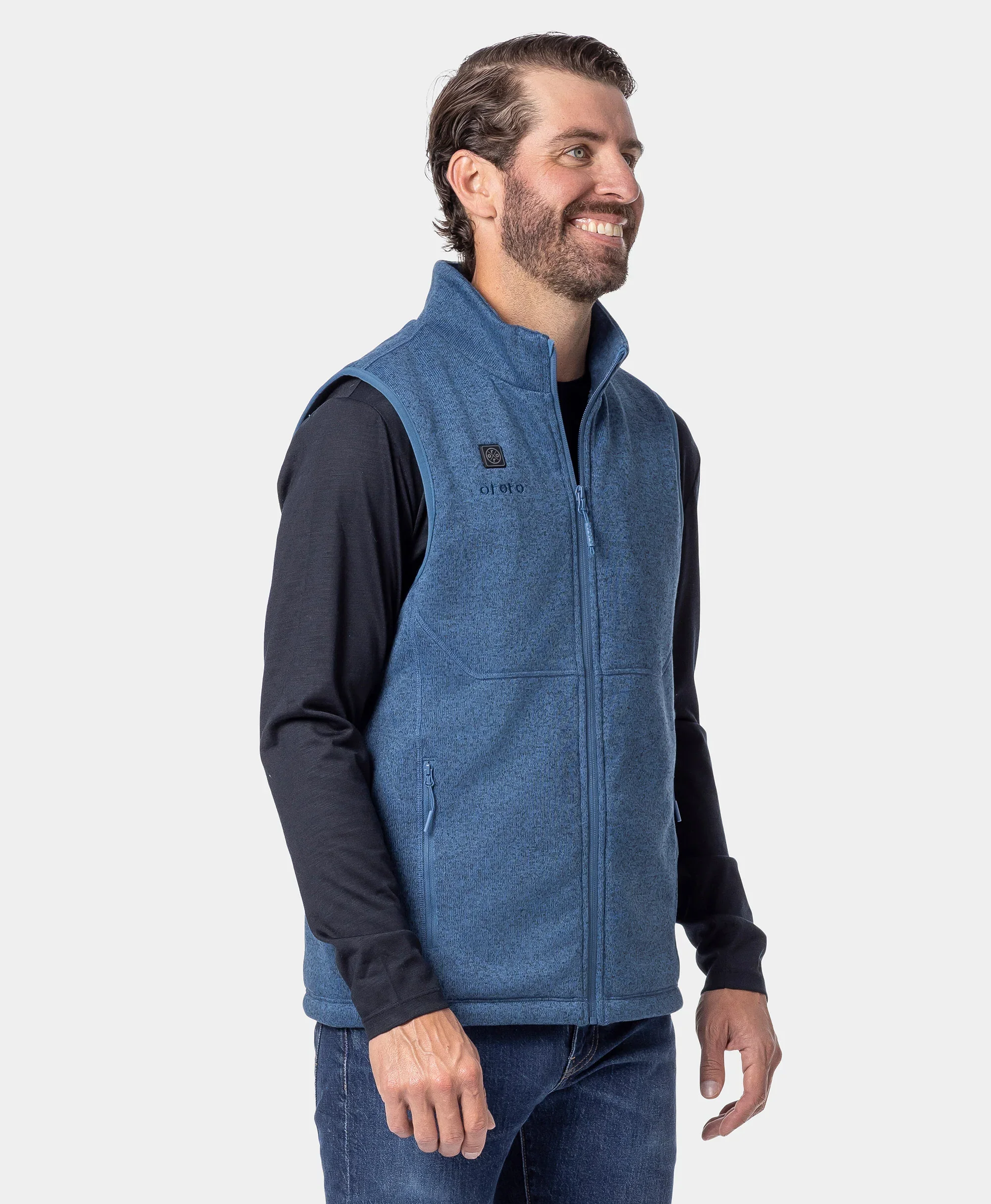 Augusta Tournament Men's 4-Zone Heated Sweater Fleece Vest (Apparel Only) - Image 5