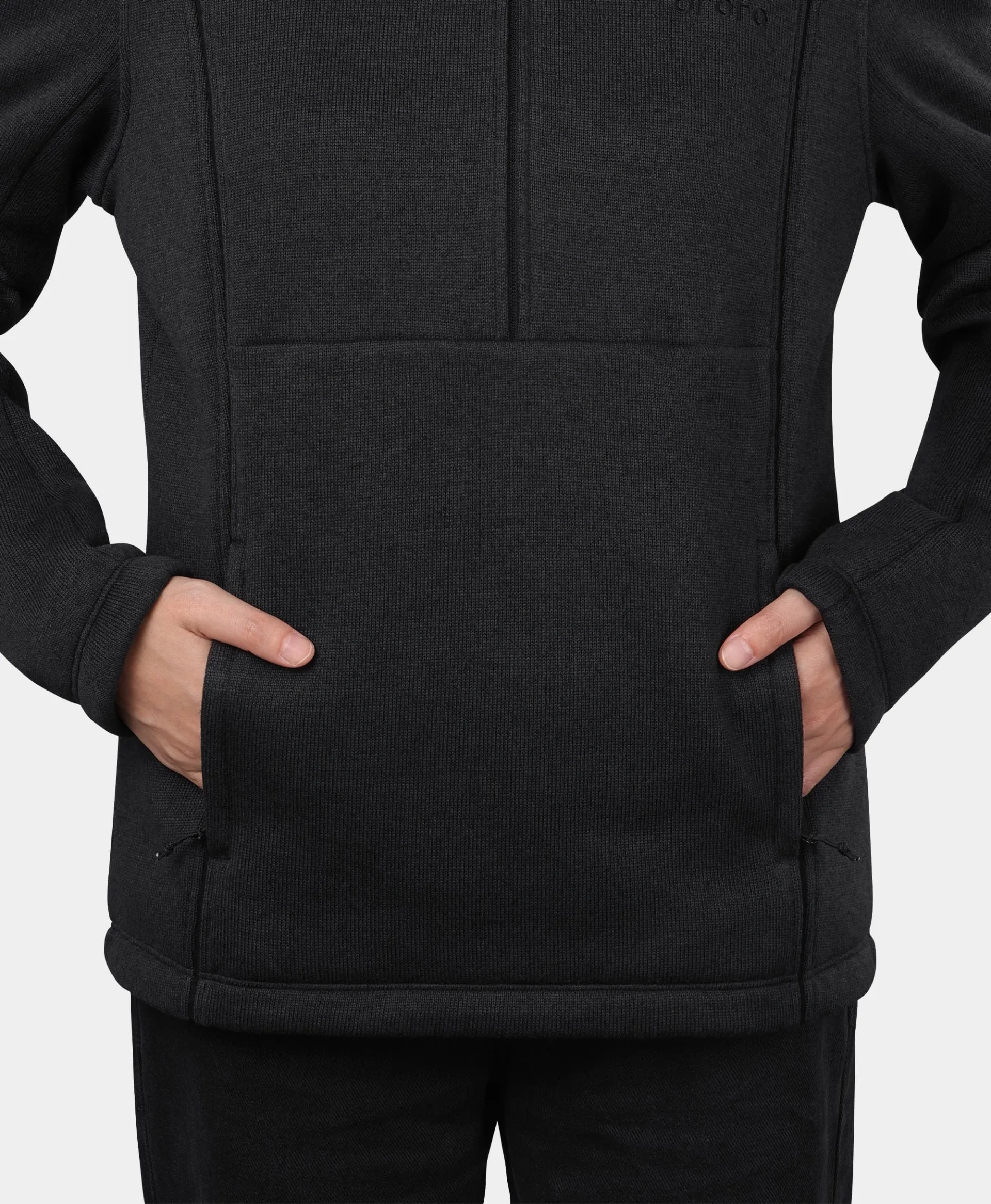Augusta Women's 4-Zone Heated Sweater Fleece Qtr Zip Jacket (Apparel Only) - Image 5