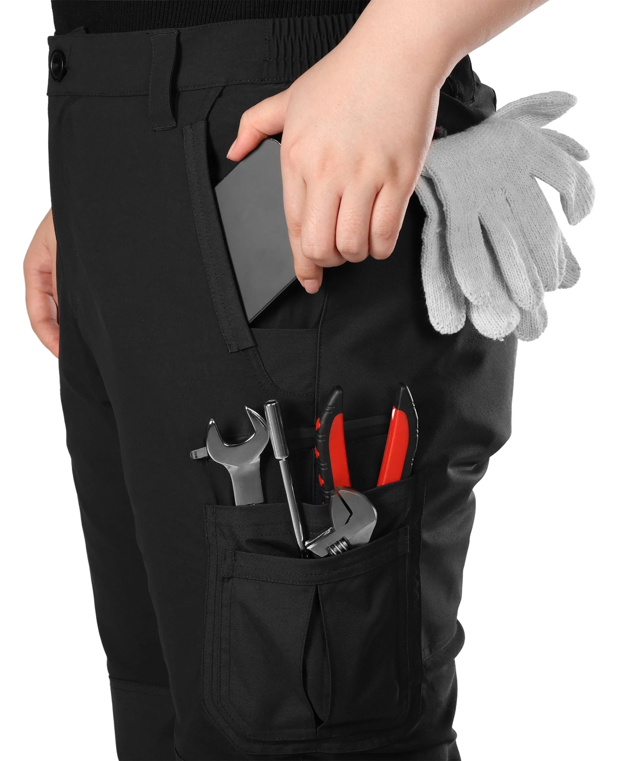 Bristol Lite Women's Heated Utility Fleece Lined Pants (Apparel Only) - Image 6