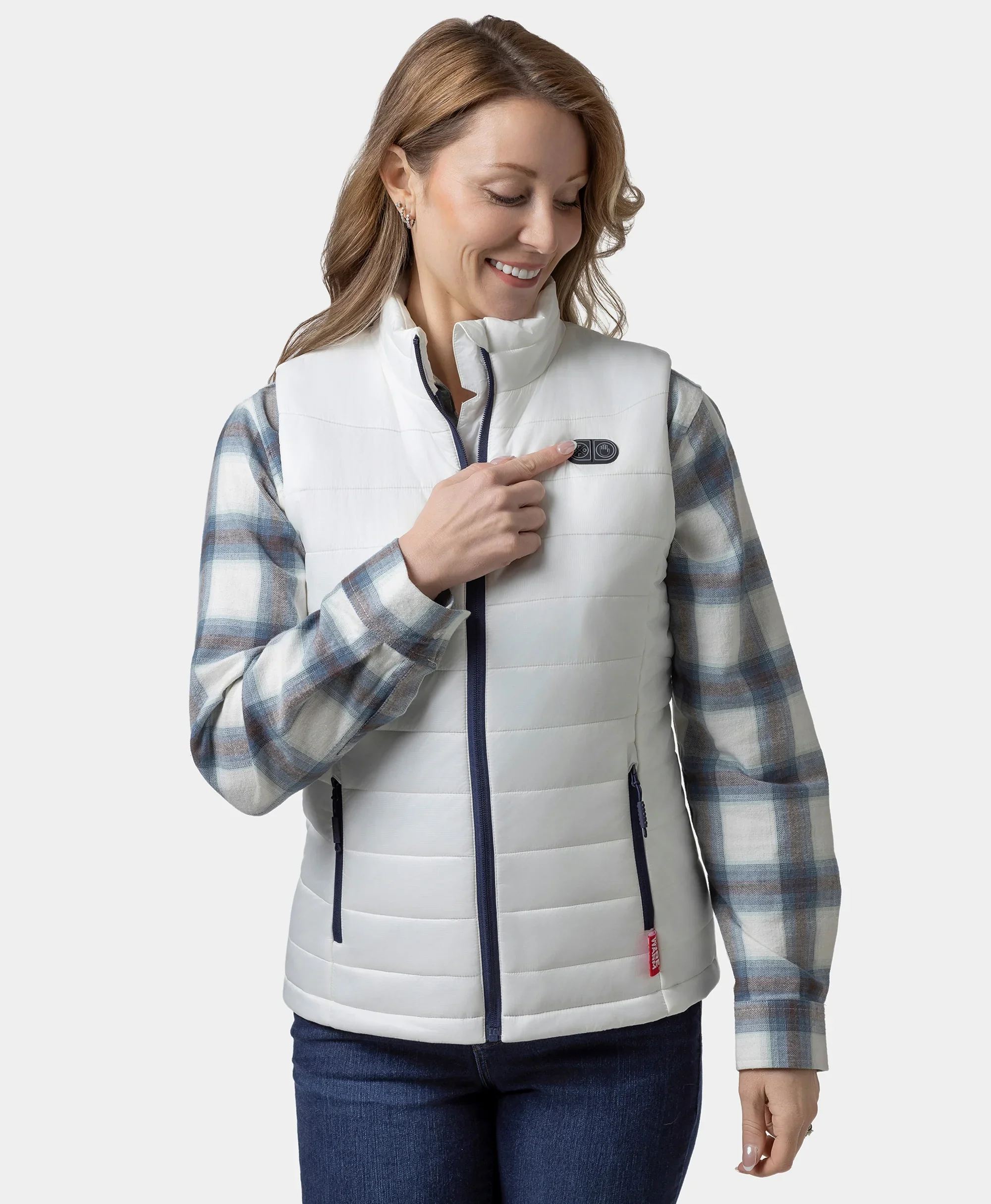 Bundle Deal - SureWarm® Women's 7-Zone Dual-Control Classic Pro Heated Vest & Extra PD 5K Battery - Image 23