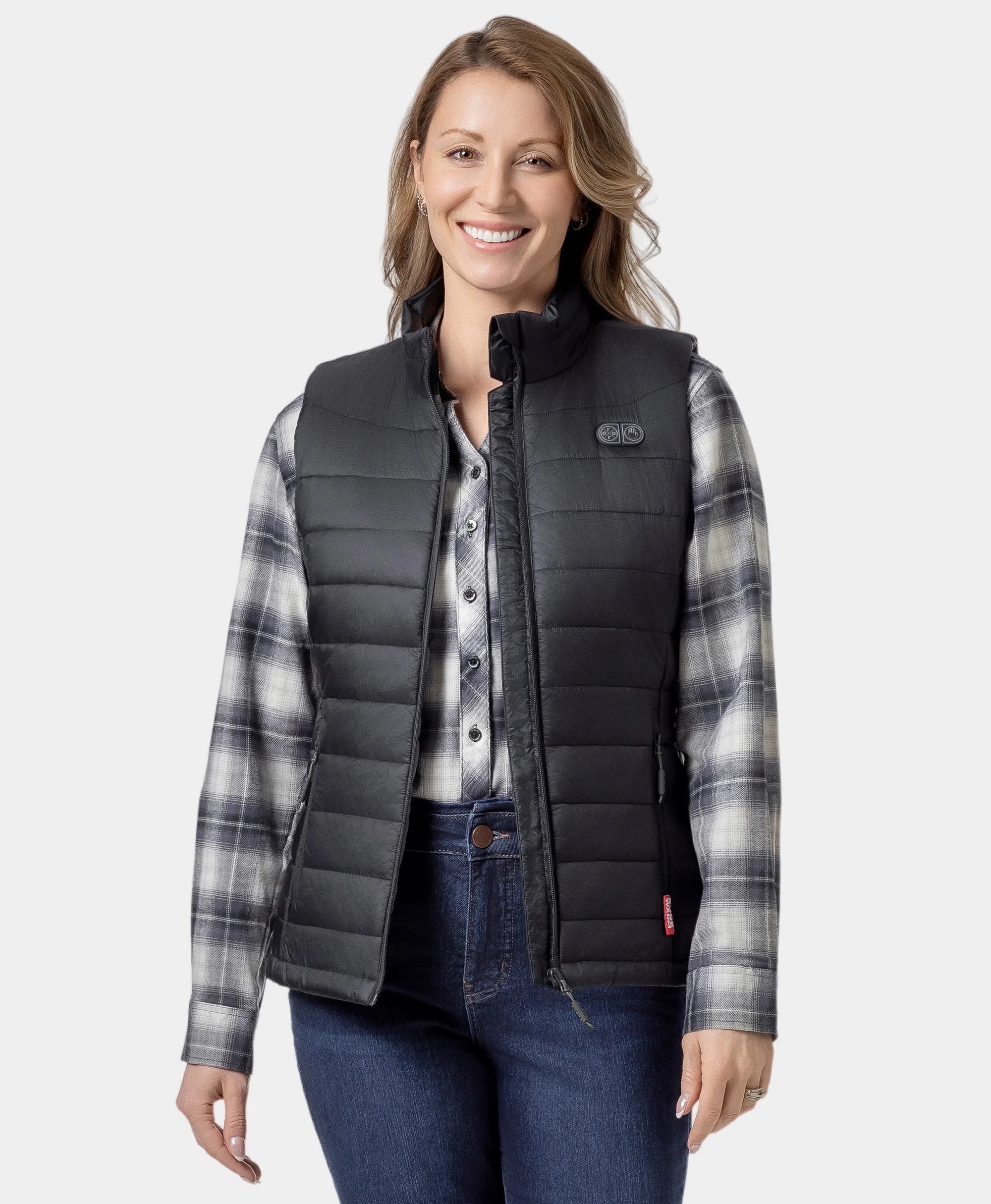 Bundle Deal - SureWarm® Women's 7-Zone Dual-Control Classic Pro Heated Vest & Extra PD 5K Battery - Image 5