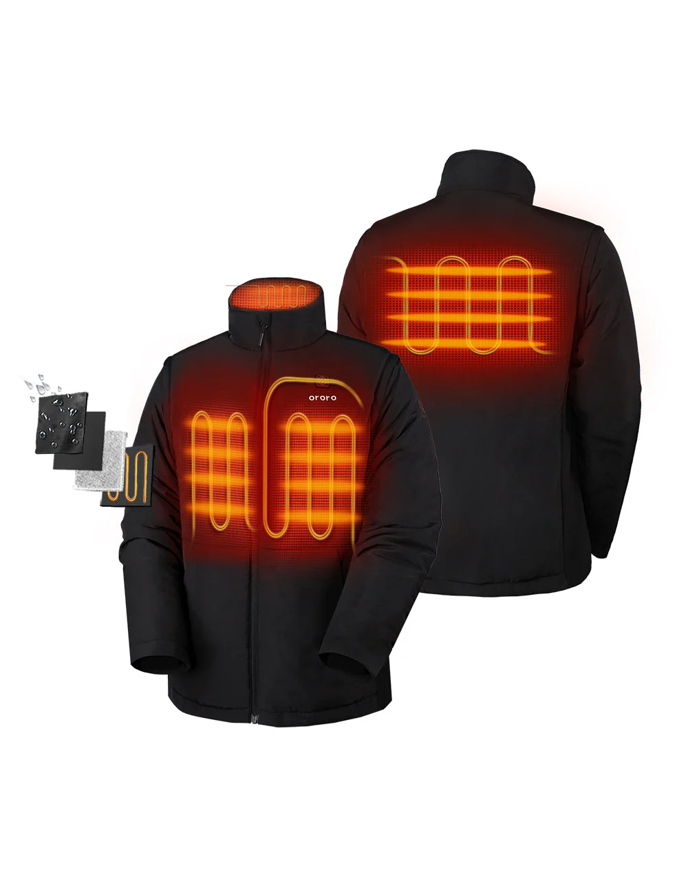 Men's Heated Golf Jacket (with Zip-Off Sleeves) (Apparel Only) - Image 2