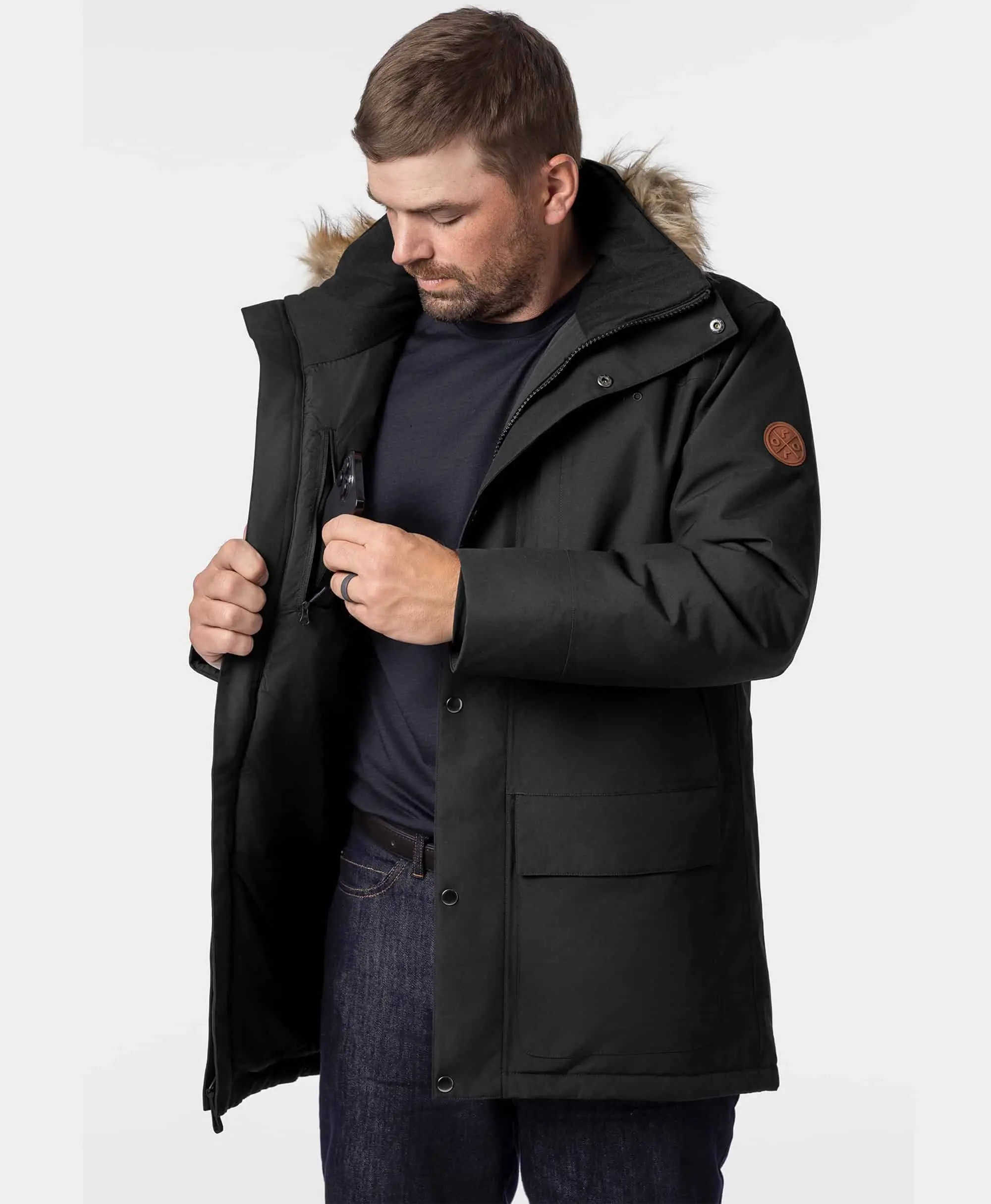 Gstaad Men's Waterproof Heated Parka (Apparel Only) - Image 8