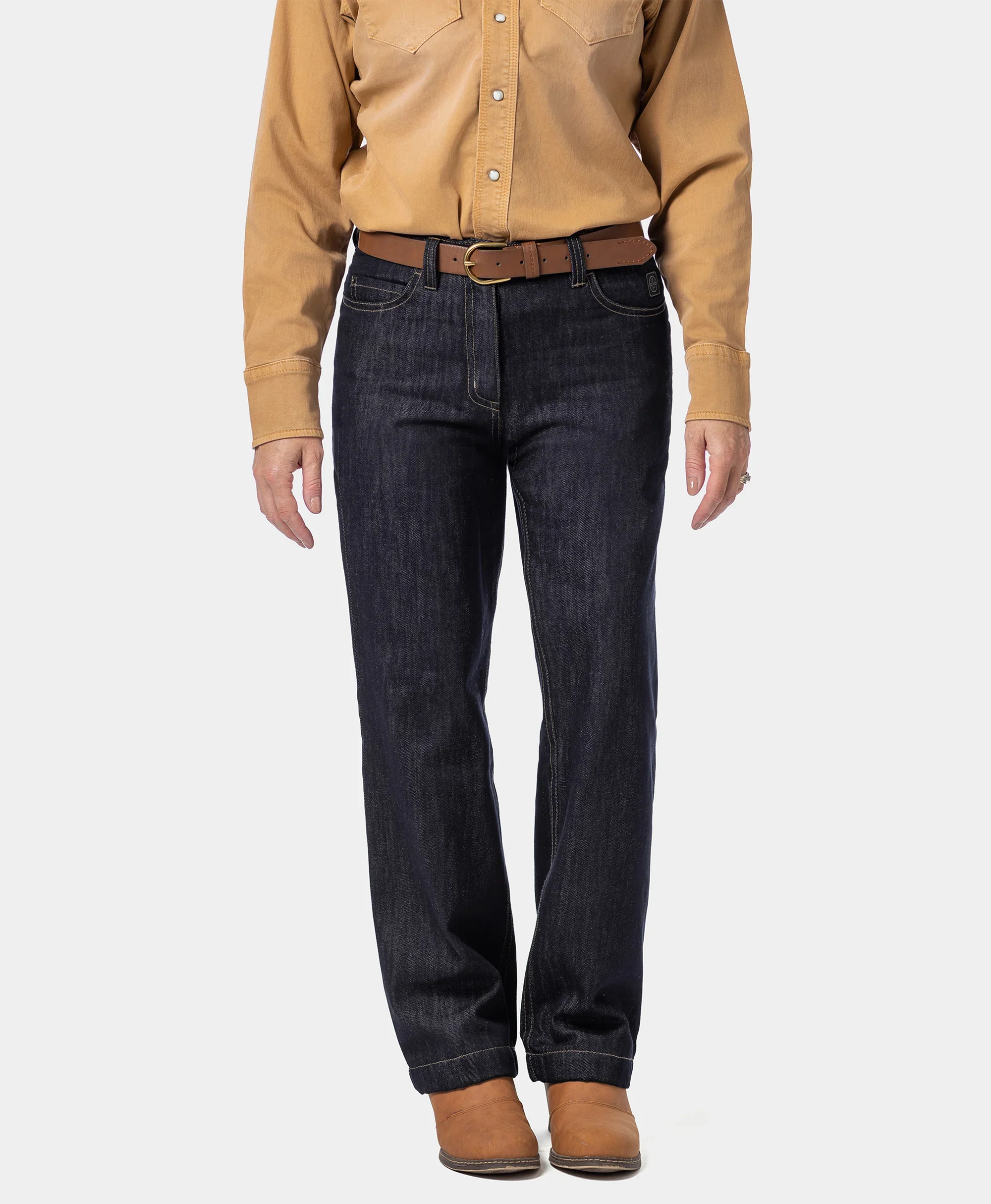 Heatenim Women’s Heated Denim Pants with Fleece Lining (Apparel Only) - Image 3
