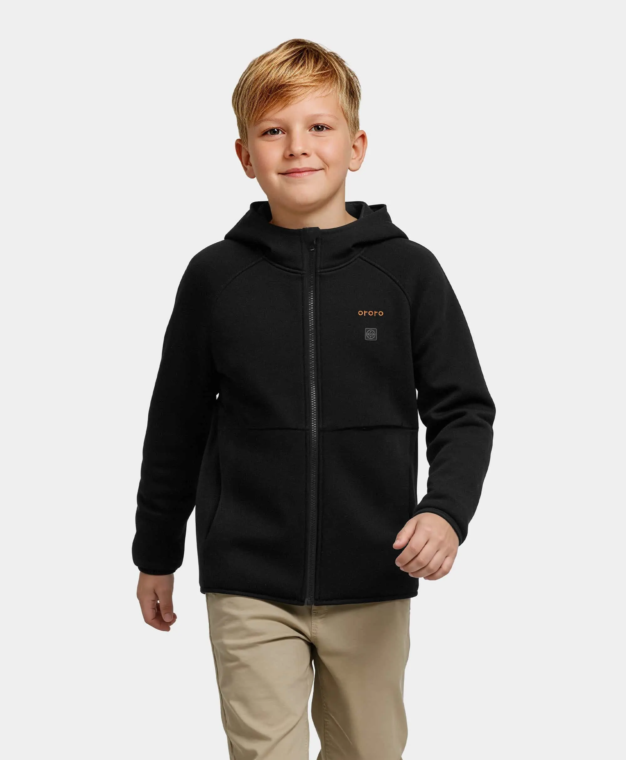 Kids' 4-Zone Heated Full-Zip Fleece Hoodie (Apparel Only) - Image 12