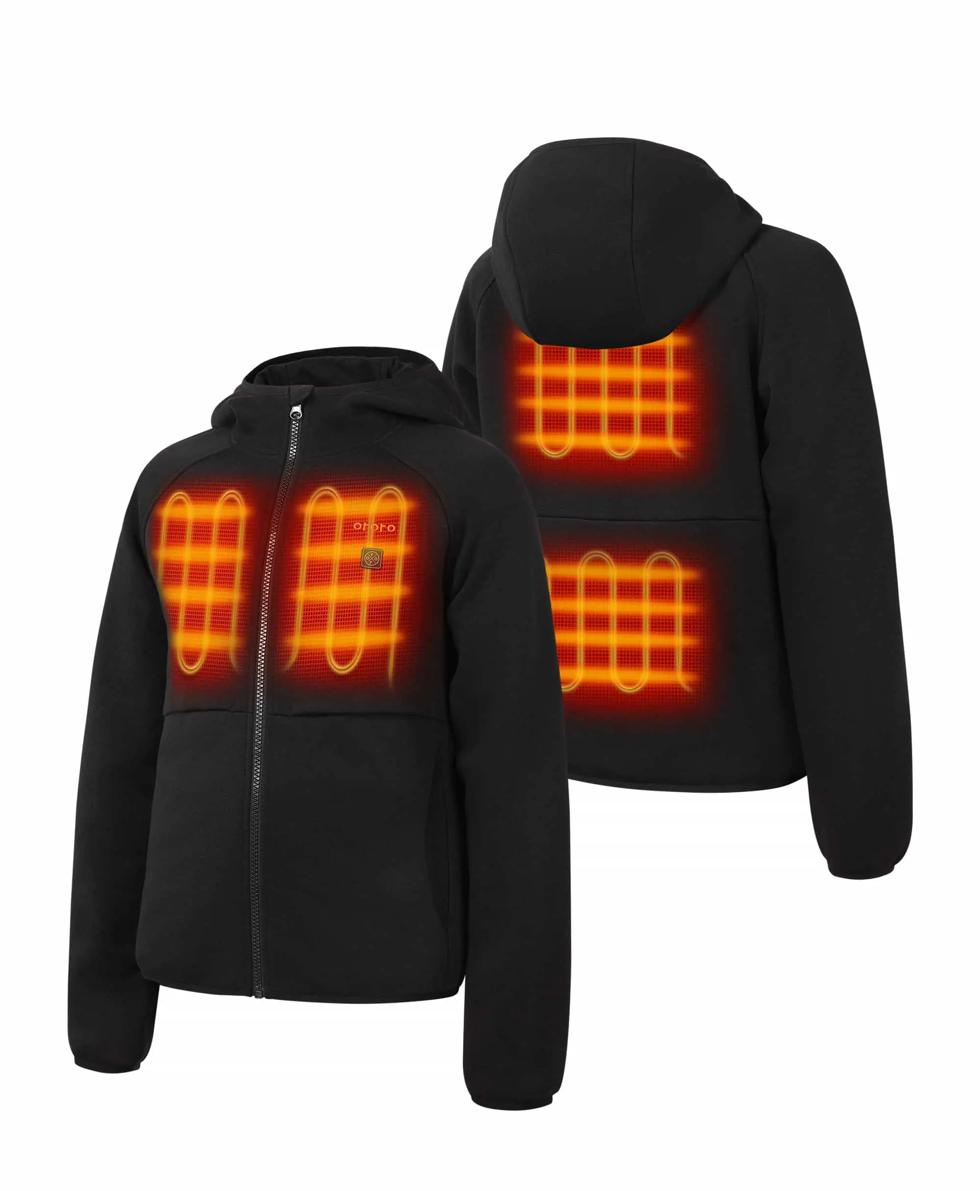Kids' 4-Zone Heated Full-Zip Fleece Hoodie (Apparel Only) - Image 13