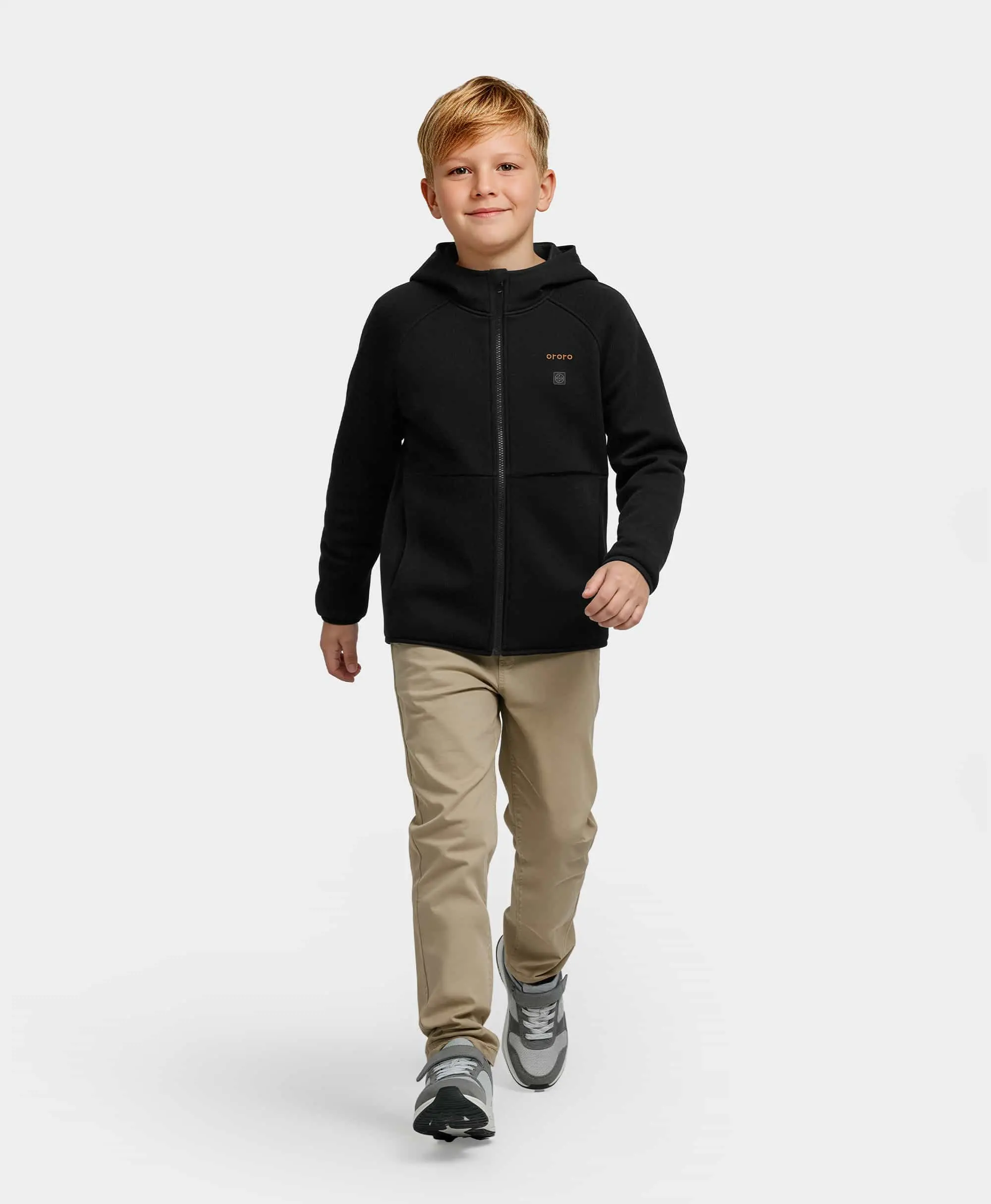 Kids' 4-Zone Heated Full-Zip Fleece Hoodie (Apparel Only) - Image 14