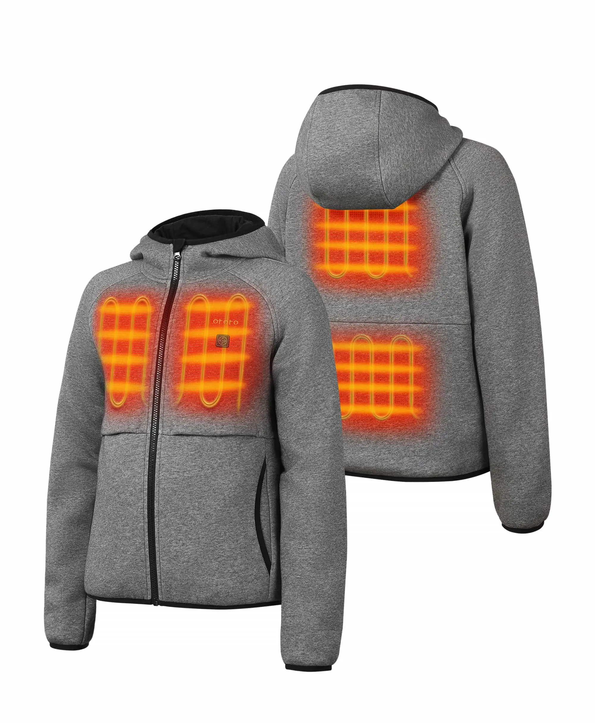 Kids' 4-Zone Heated Full-Zip Fleece Hoodie (Apparel Only) - Image 2