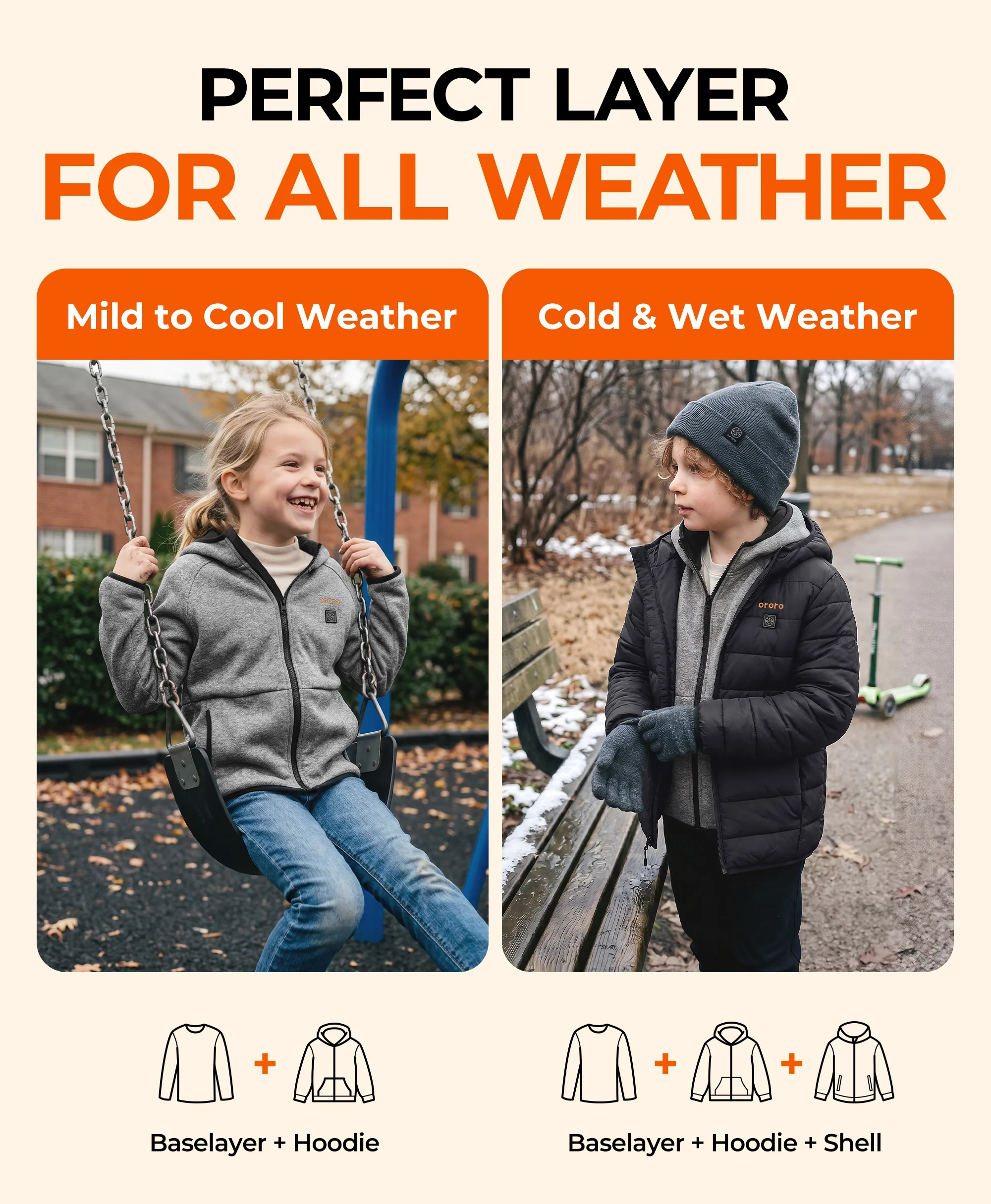 Kids' 4-Zone Heated Full-Zip Fleece Hoodie (Apparel Only) - Image 4