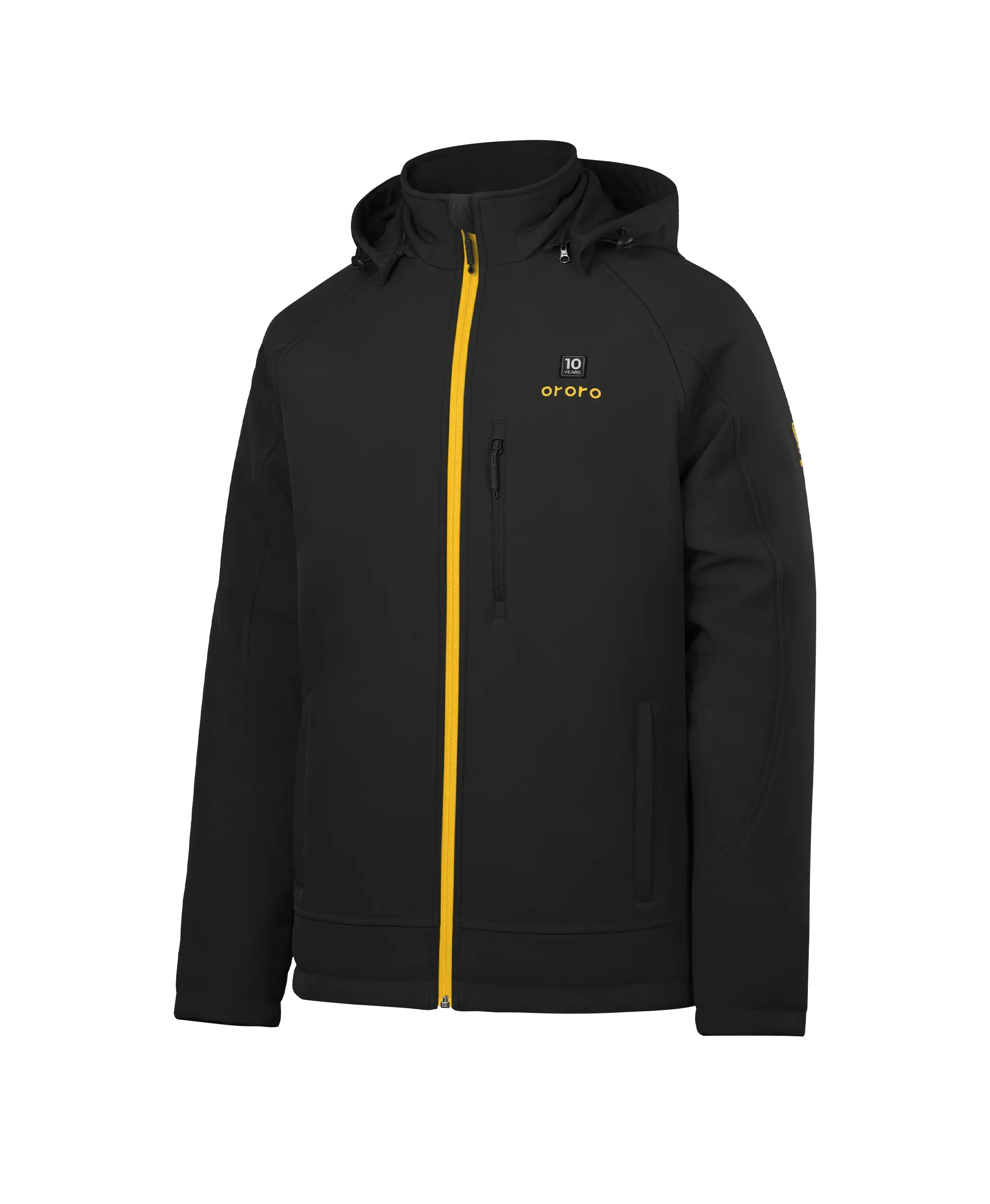 Men's 4-Zone Classic Heated Jacket (10-Year Anniversary Limited Edition) - Black & Gold (Apparel Only) - Image 3