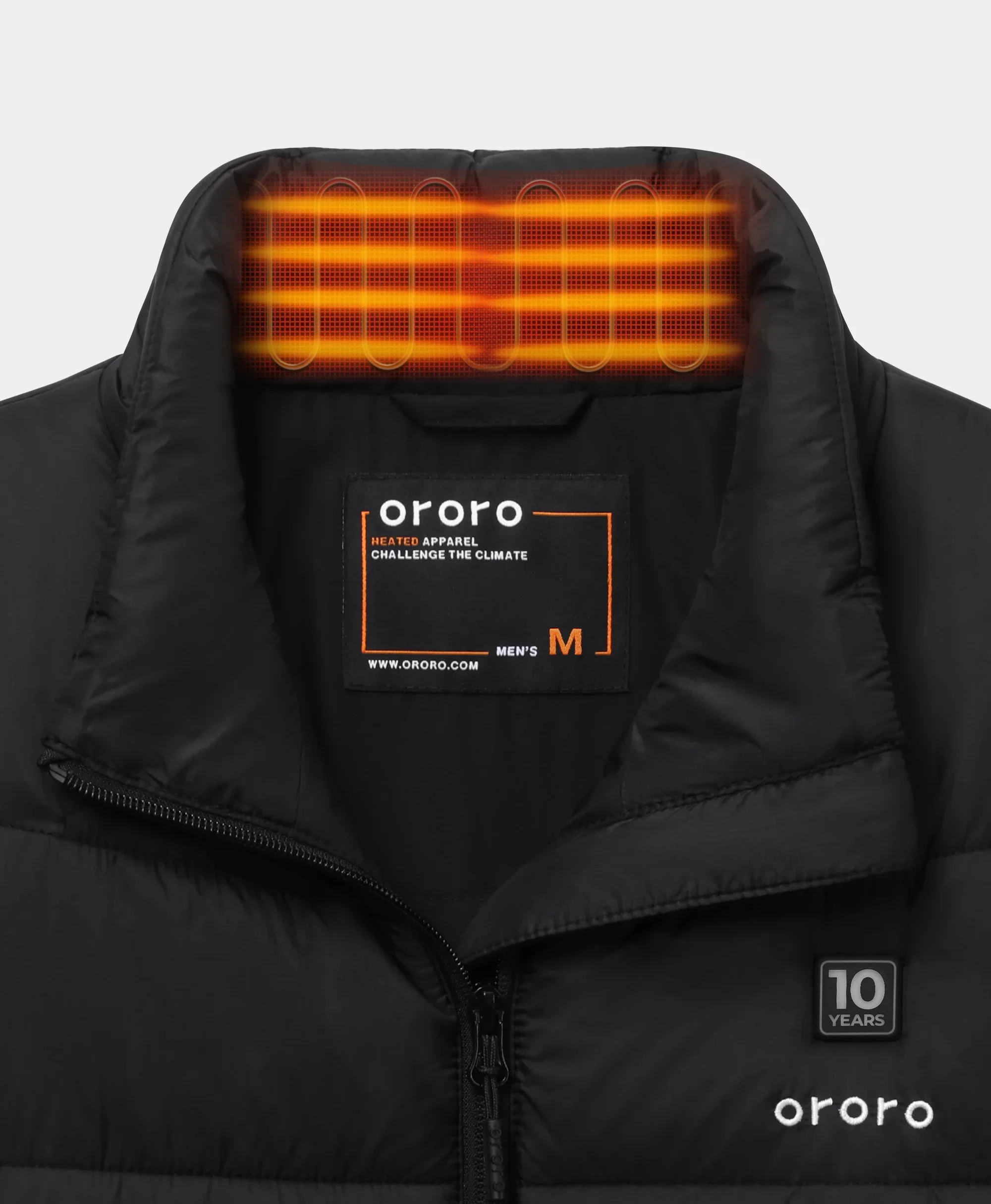 (Open-box) Men's 4-Zone Classic Heated Vest (10 Year Anniversary Limited Edition) - Black (Battery Set Not Included) - Image 3