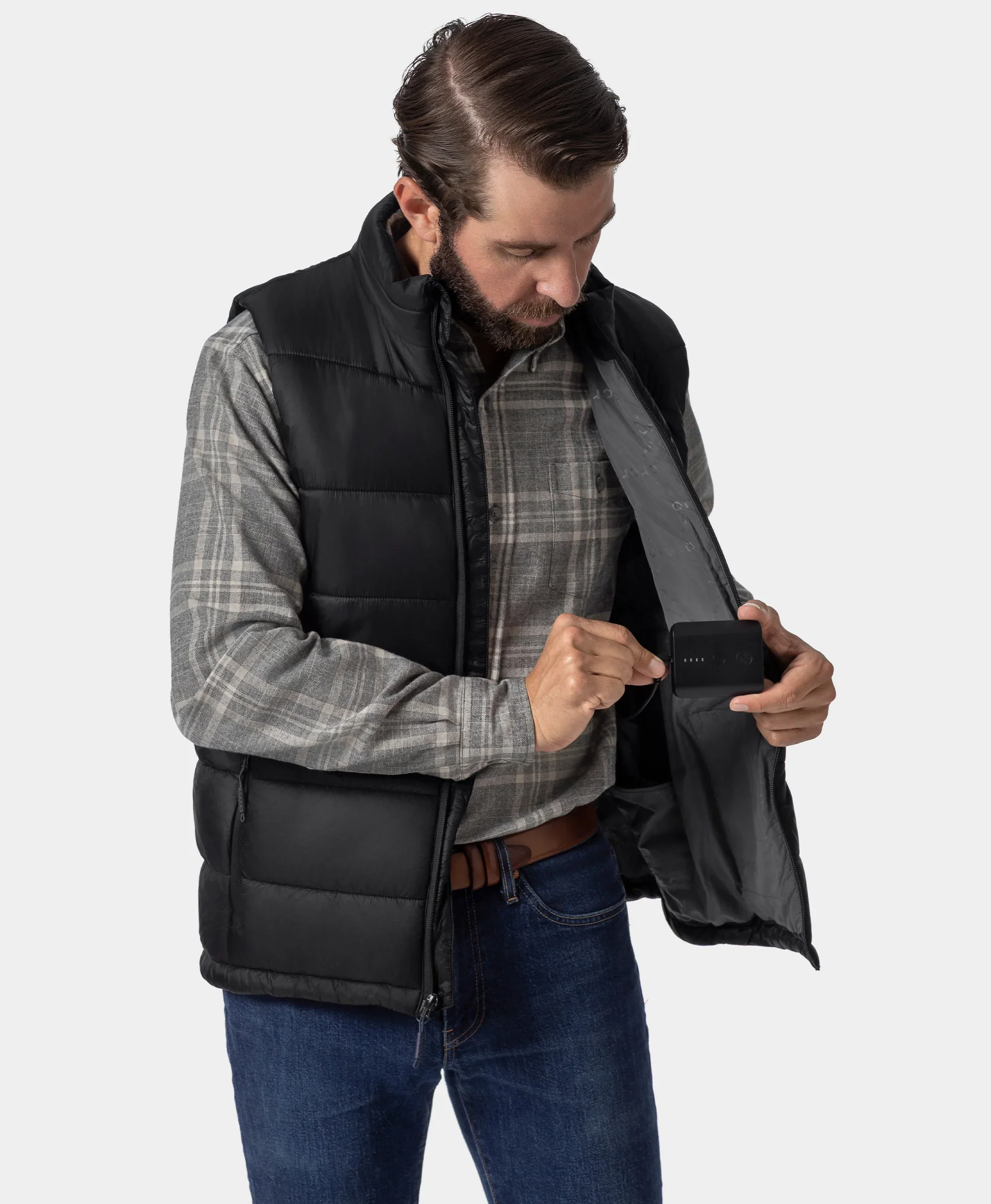 SureWarm® Men's 7-Zone Dual-Control Classic Pro Heated Vest (Lower Back Heating) (Apparel Only) - Image 8