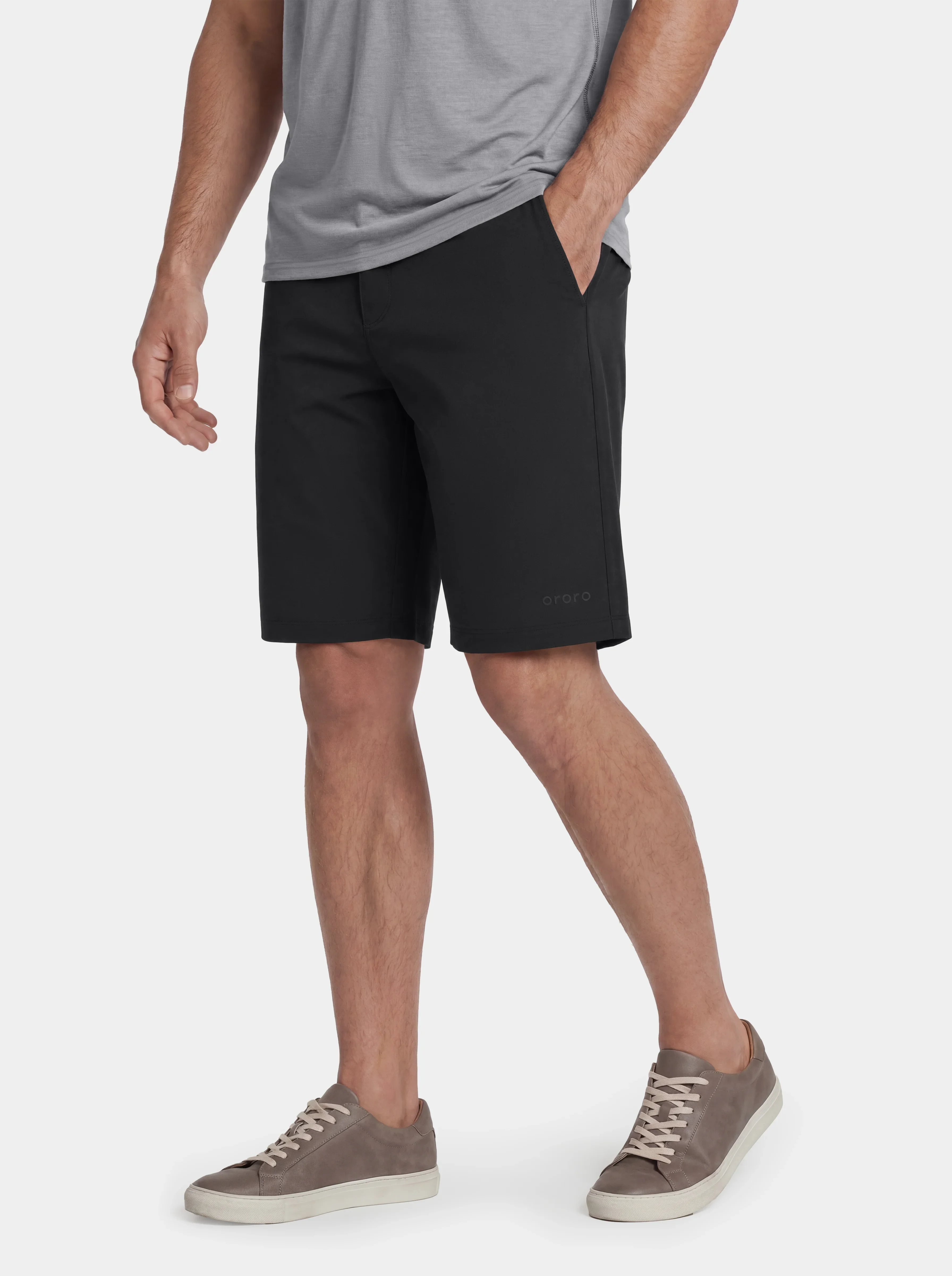 Men's 8" Quick Dry Shorts w/ Wool-lined Waistband (Final Sale) - Image 2