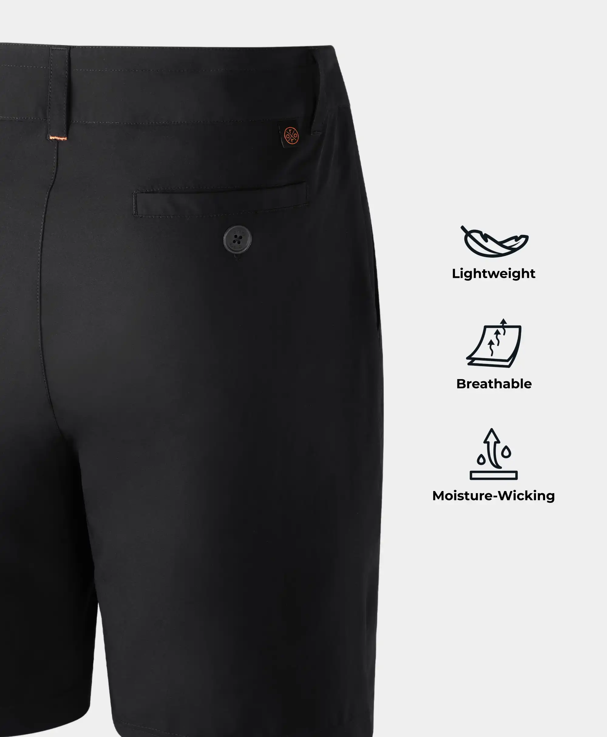 Men's 8" Quick Dry Shorts w/ Wool-lined Waistband (Final Sale) - Image 5