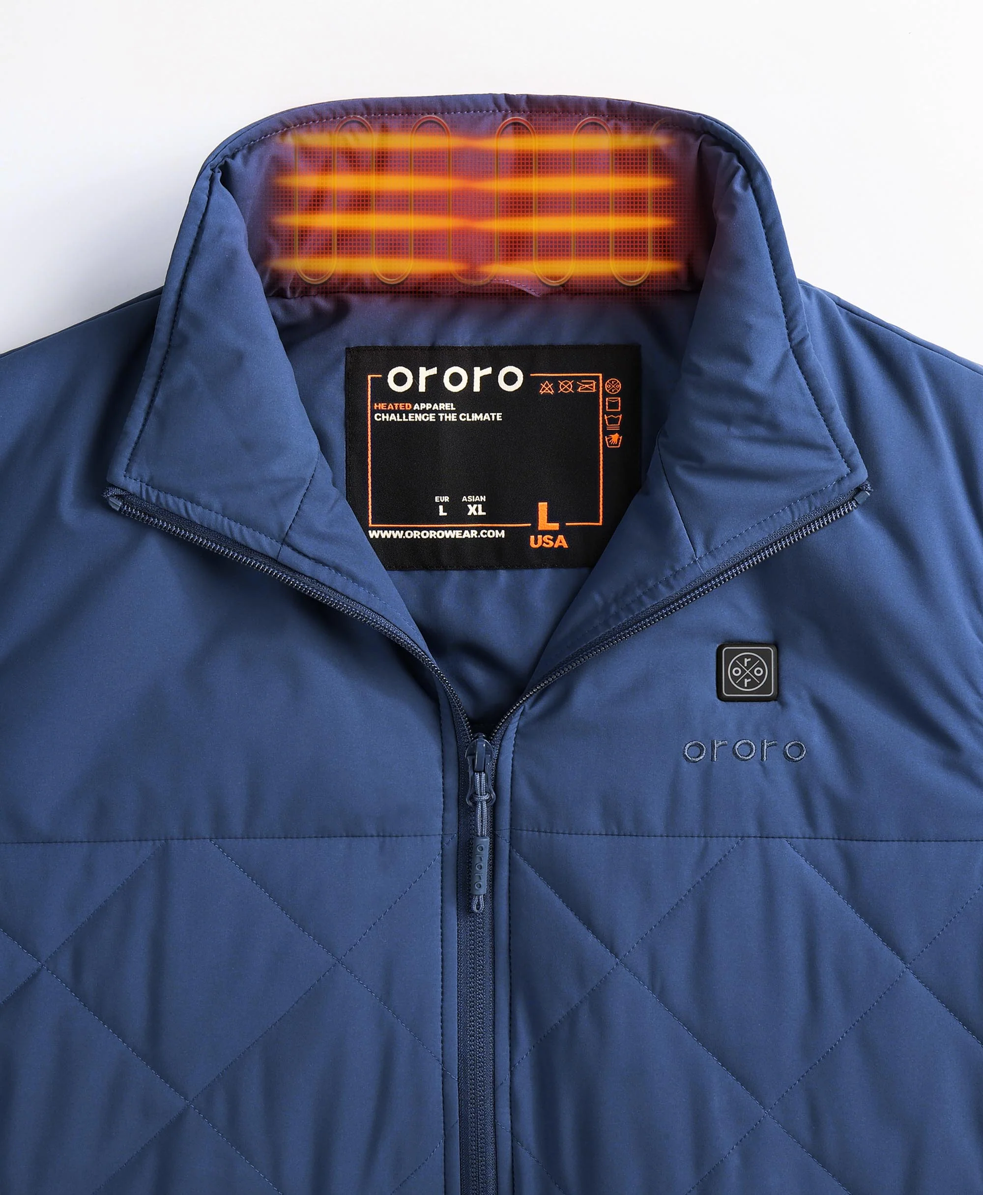 Men's Heated Quilted Vest - New Colors - Image 7