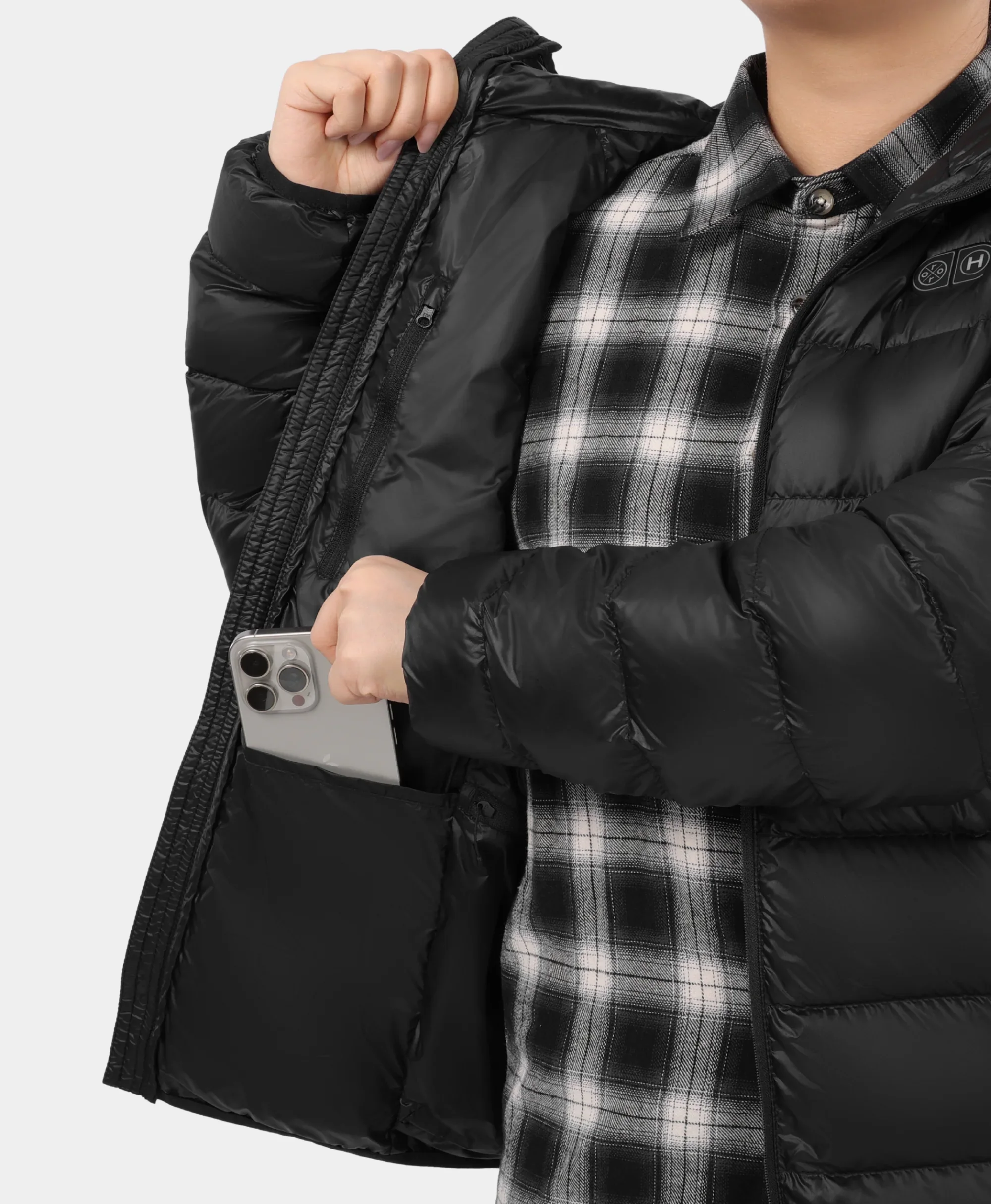 AeroPro Men's 8-Zone Packable Heated Down Jacket (Apparel Only) - Image 11