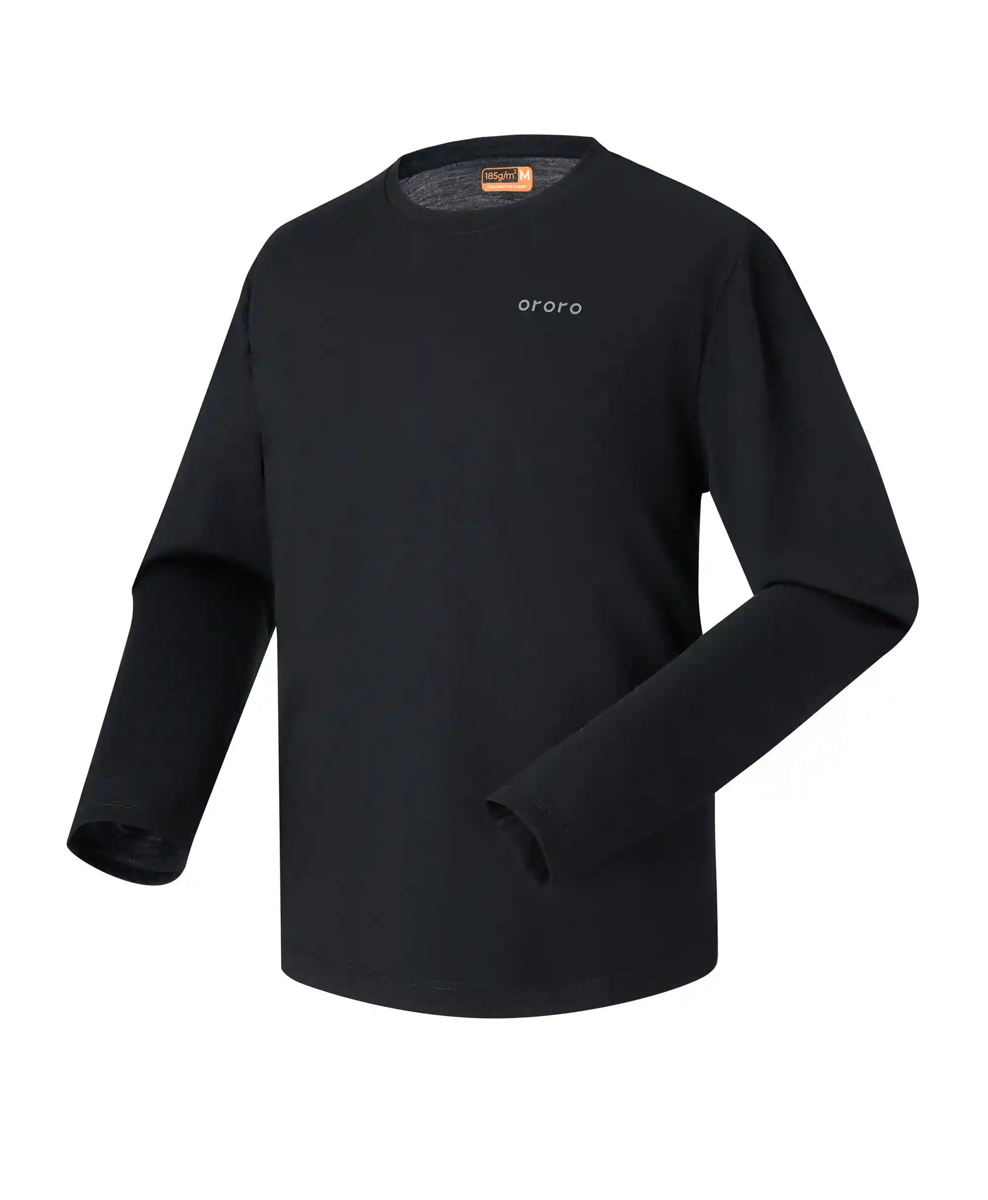 Aoraki Unisex Merino Wool Blend Baselayer - Black - Image 24