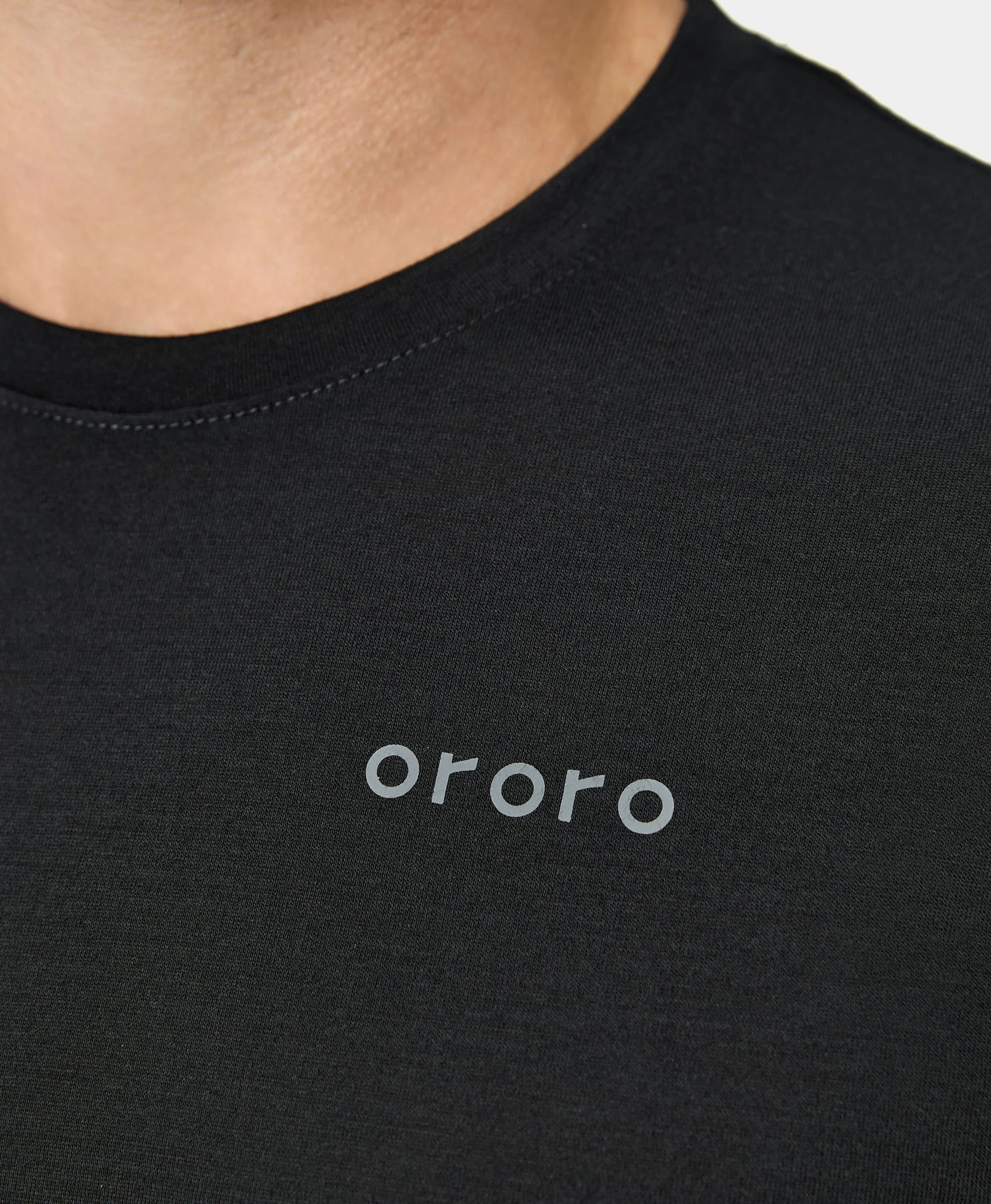 Aoraki Unisex Merino Wool Blend Baselayer - Black - Image 18