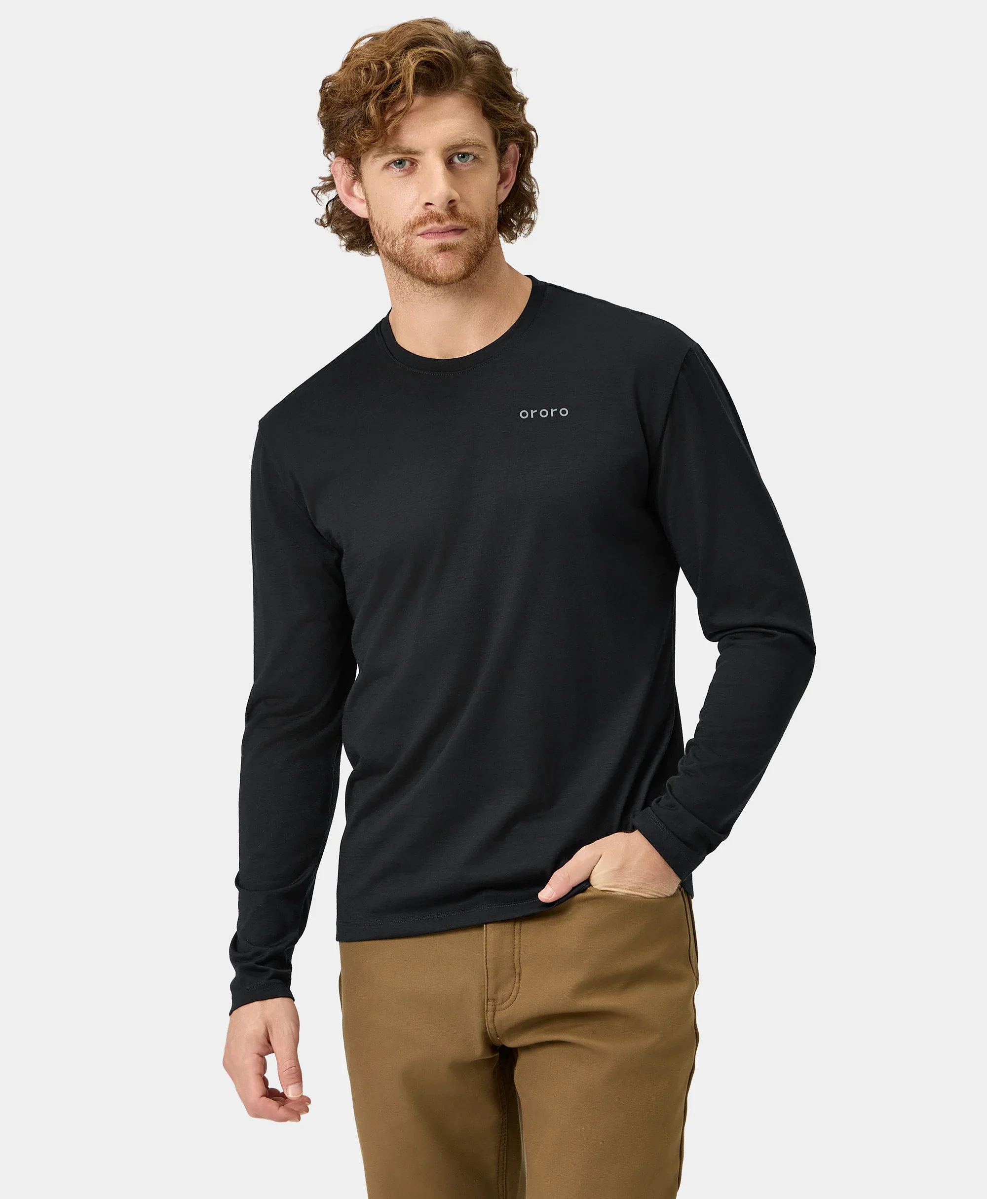 Aoraki Unisex Merino Wool Blend Baselayer - Black - Image 19