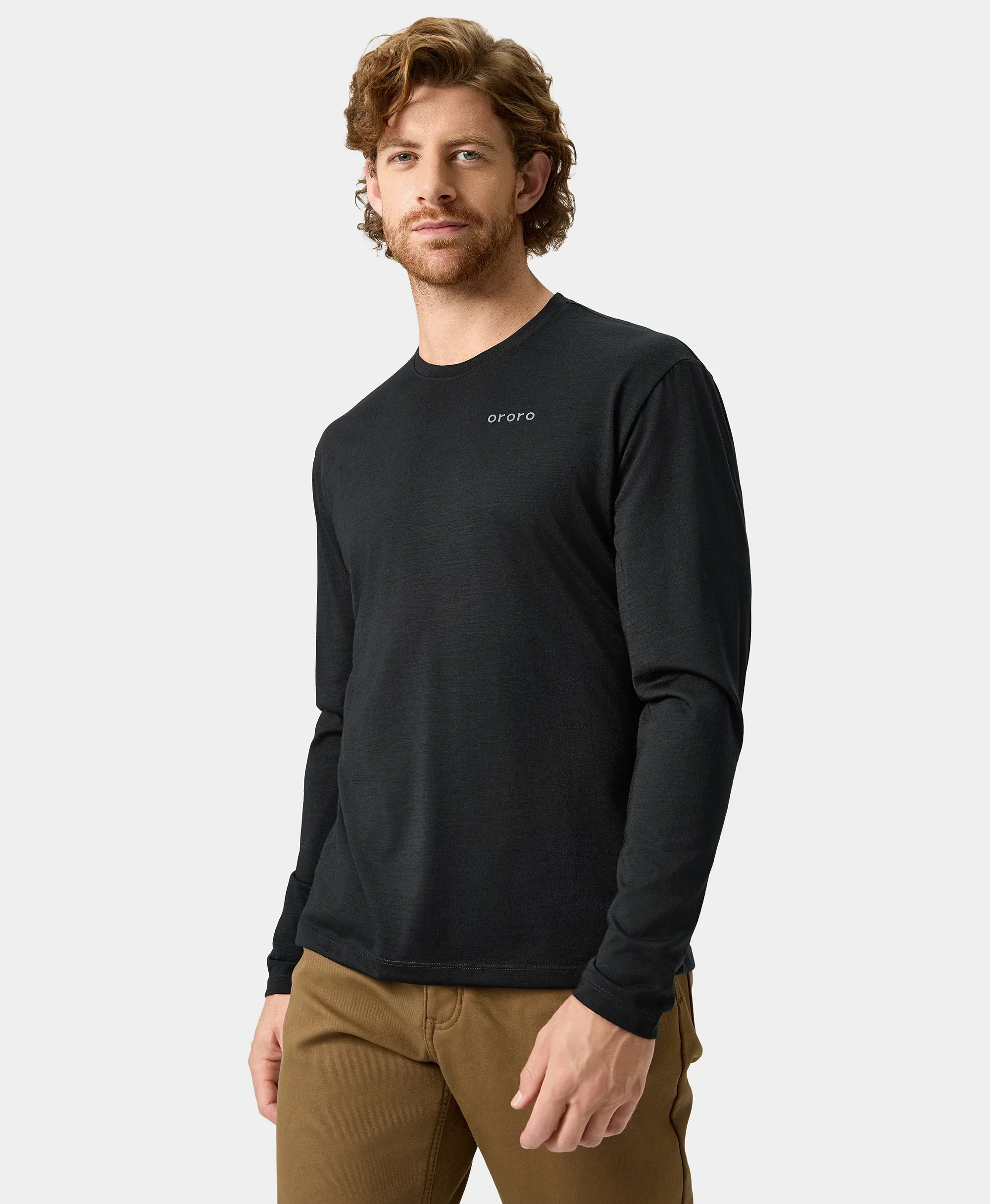Aoraki Unisex Merino Wool Blend Baselayer - Black - Image 20