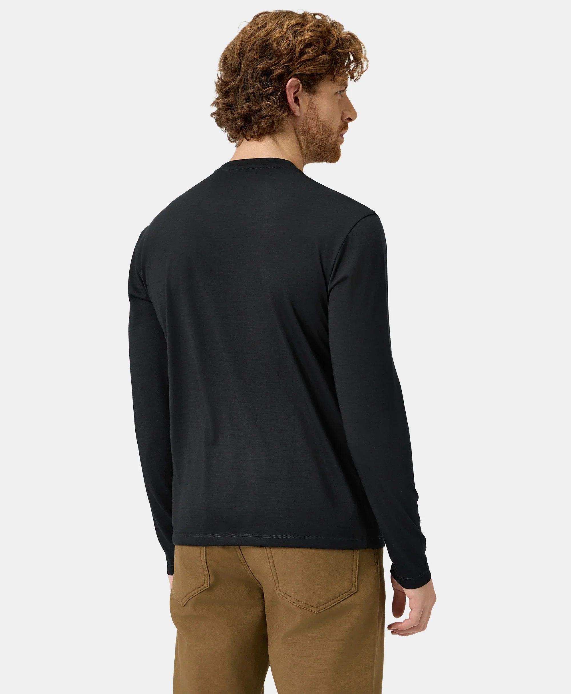 Aoraki Unisex Merino Wool Blend Baselayer - Black - Image 21
