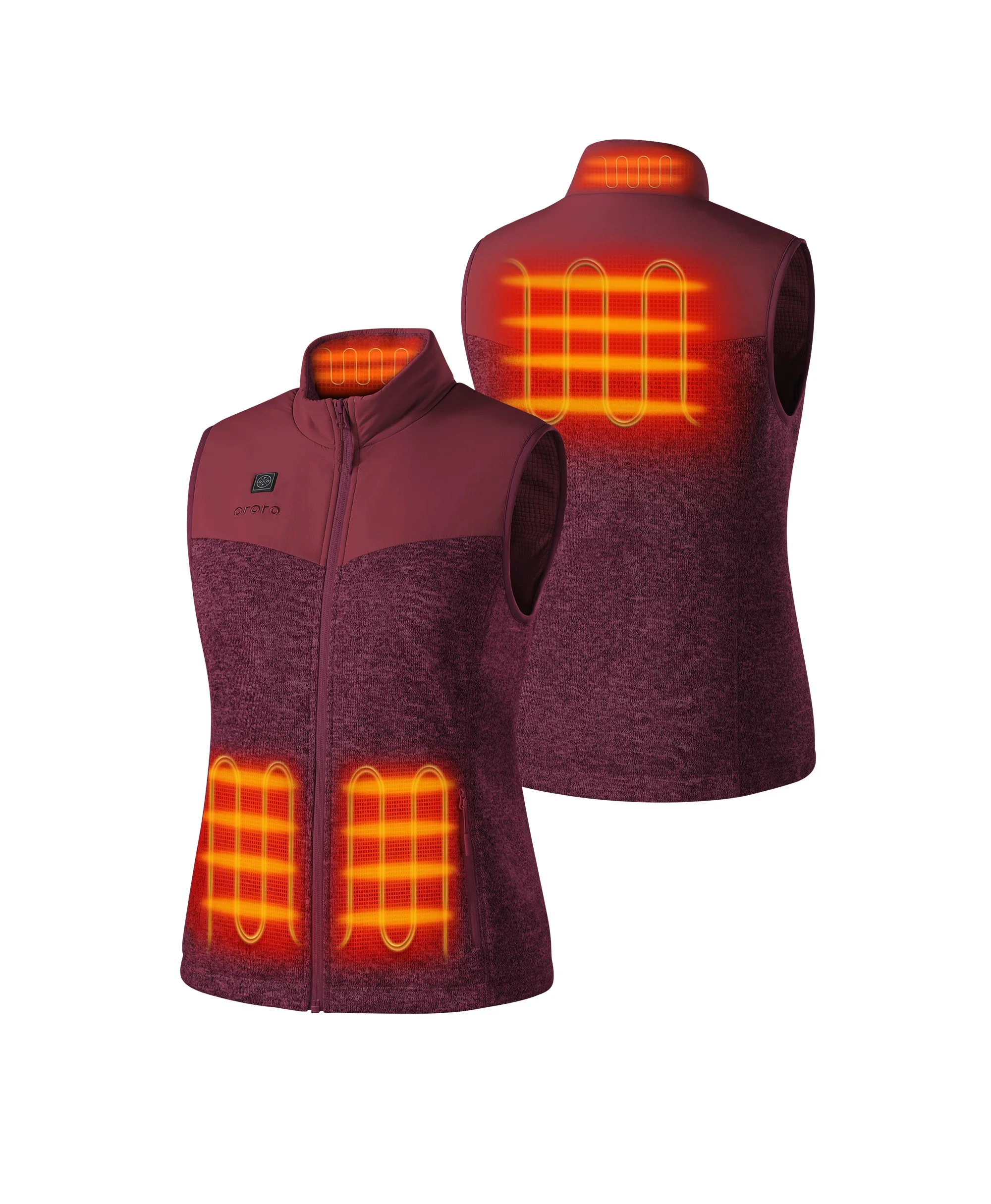 Augusta Women's Heated Sweater Fleece Vest (Apparel Only) - Image 25