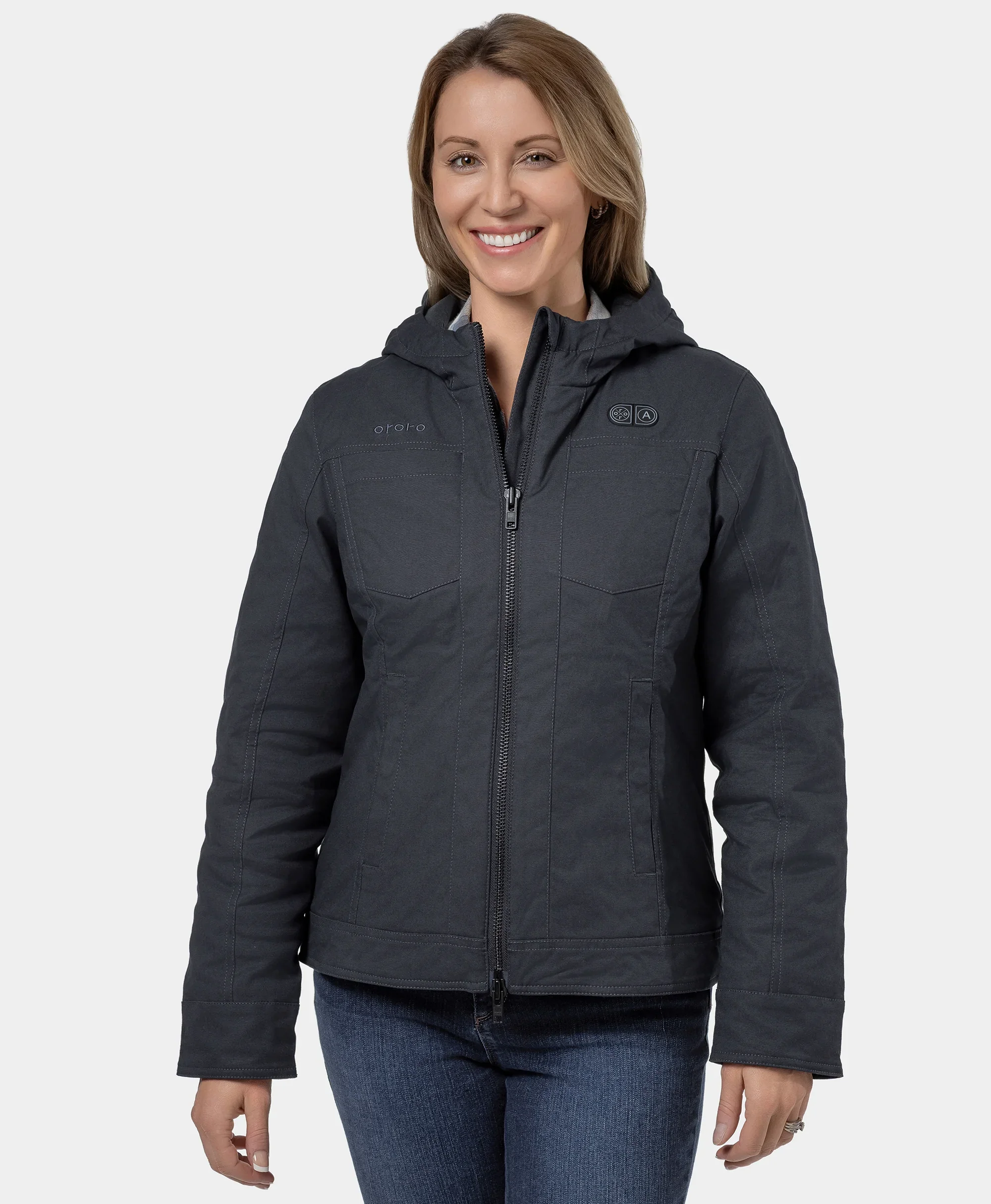 (Open-box) Cheyenne Women's 5-Zone Dual-Control Heated Canvas Jacket(Battery Set Not Included) - Image 2