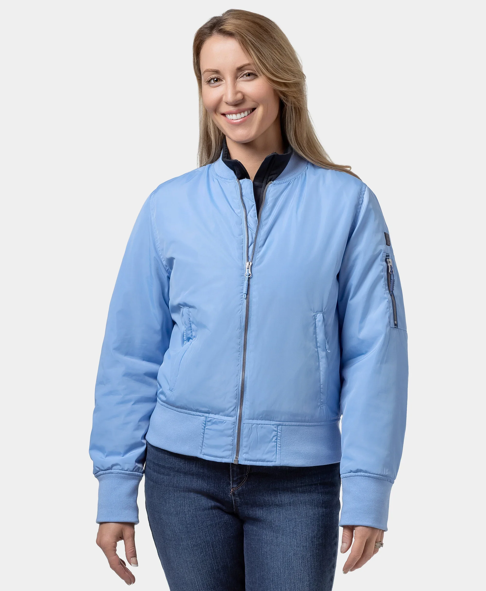 (Open-box) Cityscape Women's Heated Bomber Jacket(Battery Set Not Included) - Image 13
