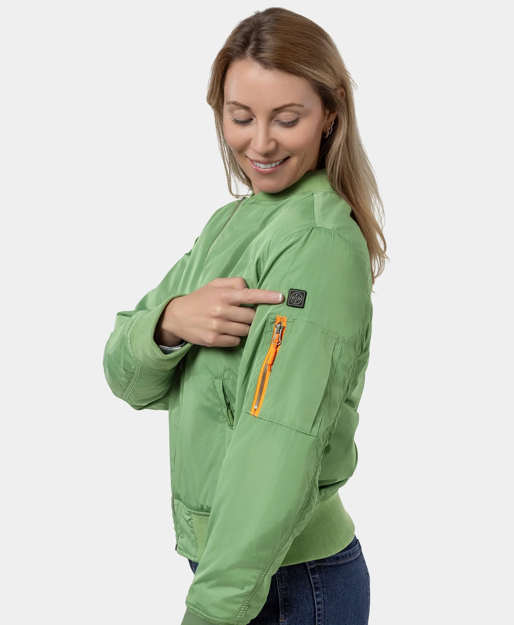 (Open-box) Cityscape Women's Heated Bomber Jacket(Battery Set Not Included) - Image 4
