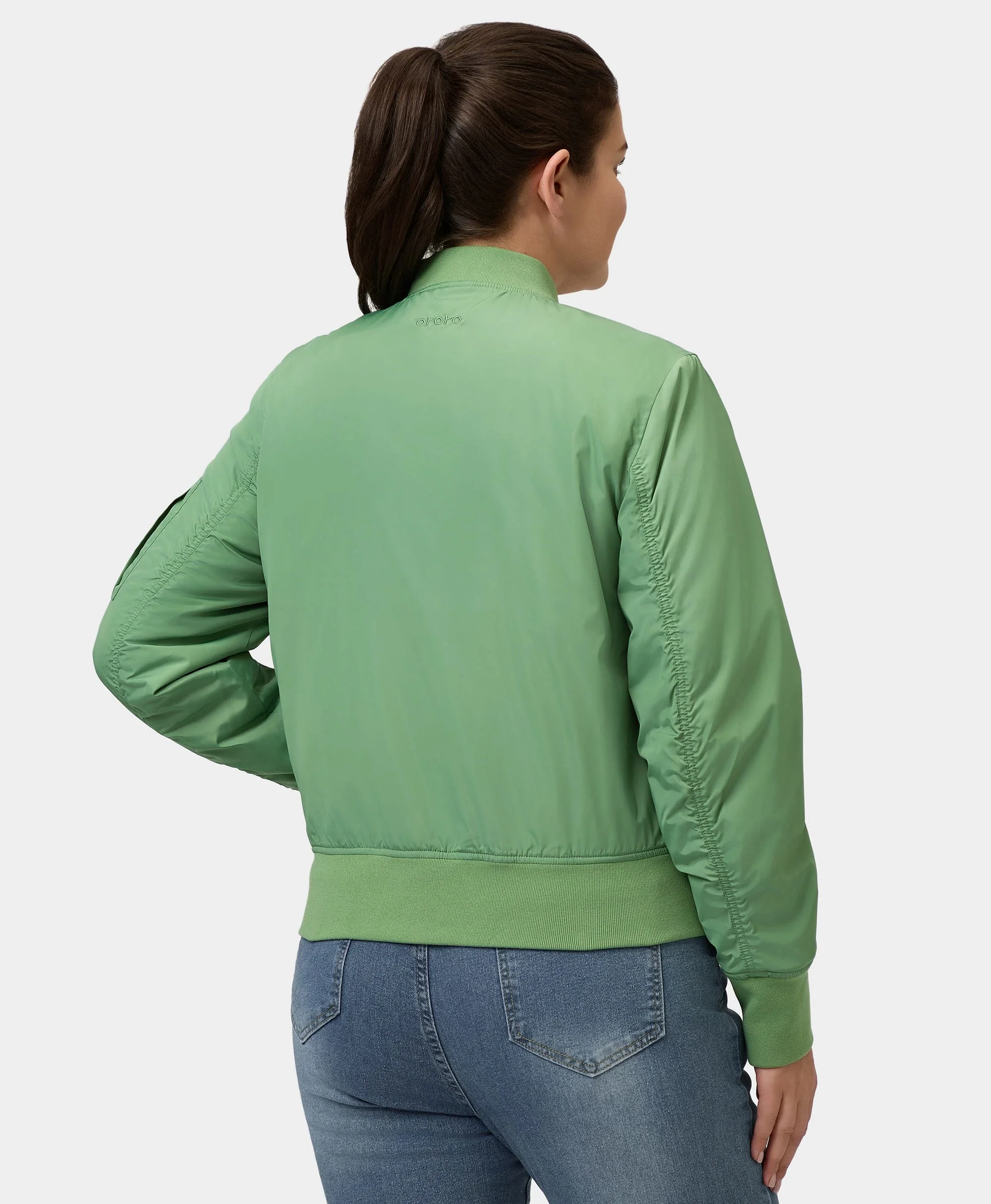 (Open-box) Cityscape Women's Heated Bomber Jacket(Battery Set Not Included) - Image 6