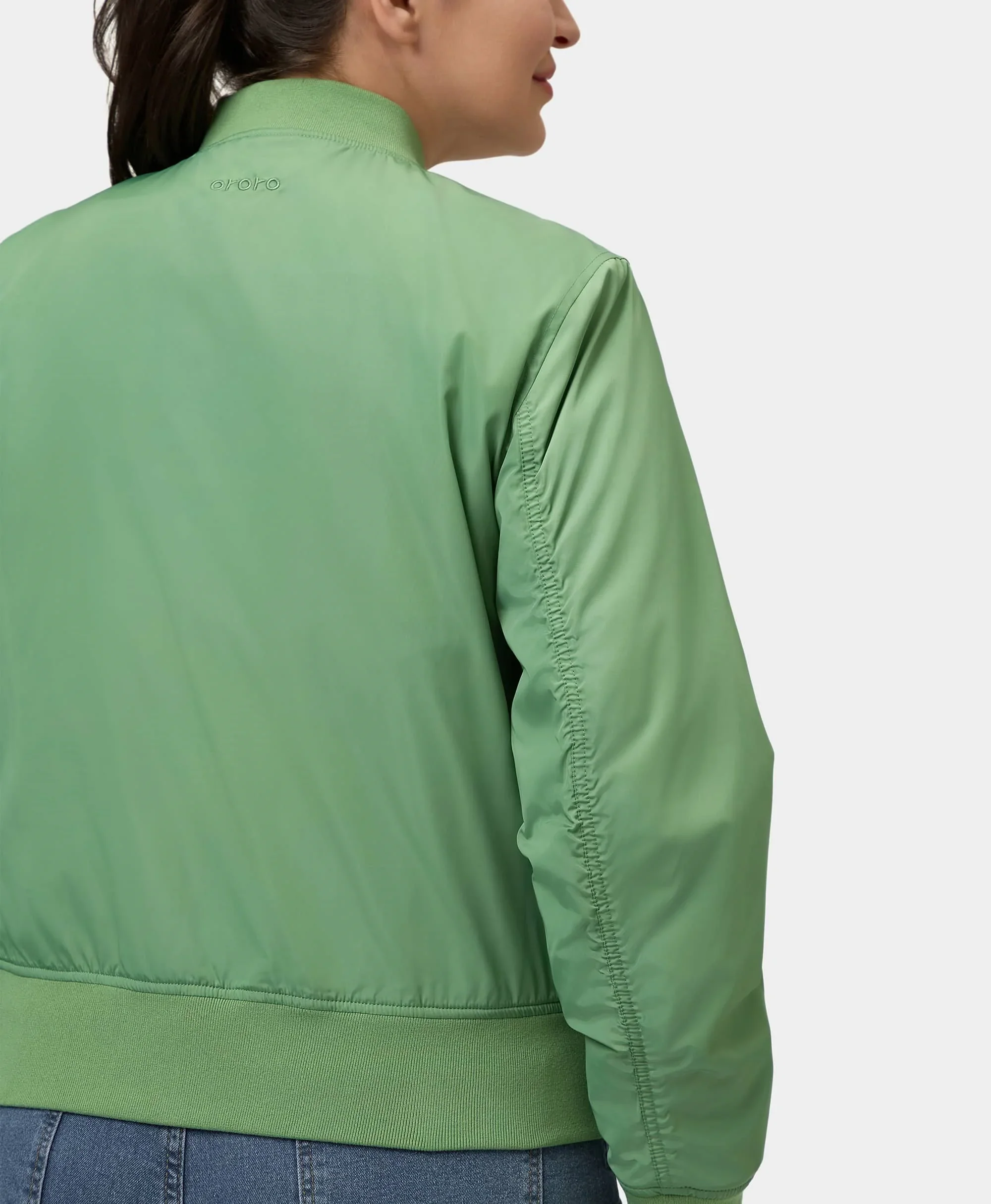(Open-box) Cityscape Women's Heated Bomber Jacket(Battery Set Not Included) - Image 8