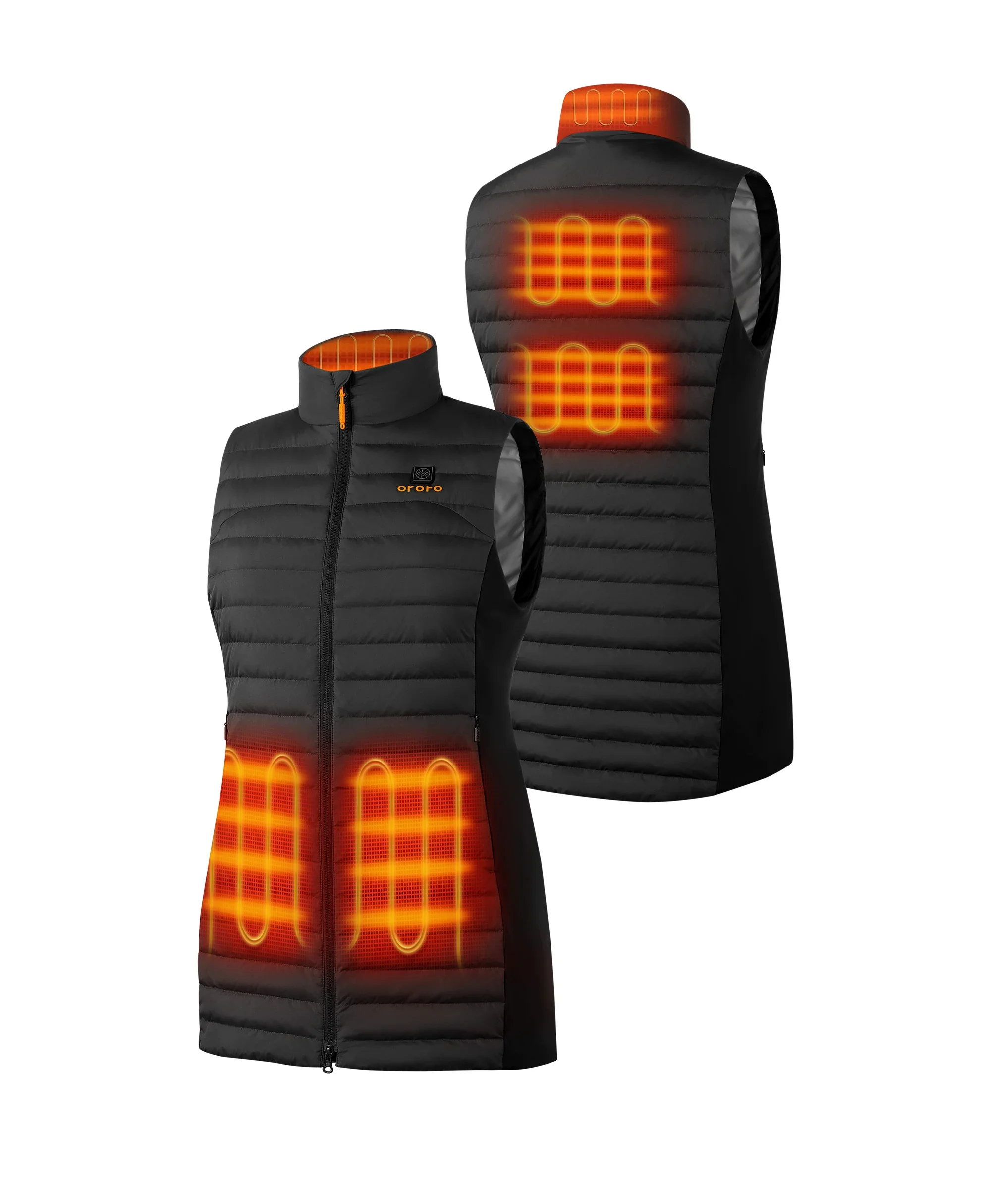 Cloudmere Women's 5-Zone Heated Long Down Vest (Apparel Only) - Image 2
