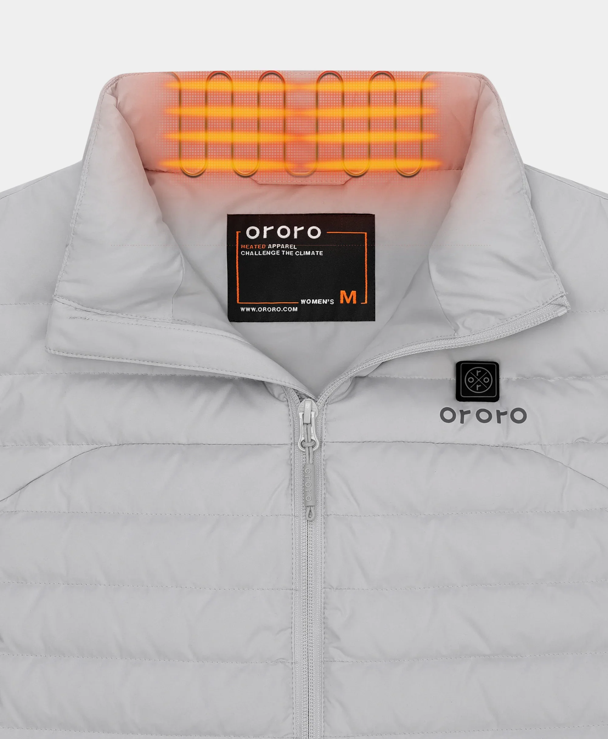 Cloudmere Women's 5-Zone Heated Long Down Vest (Apparel Only) - Image 18