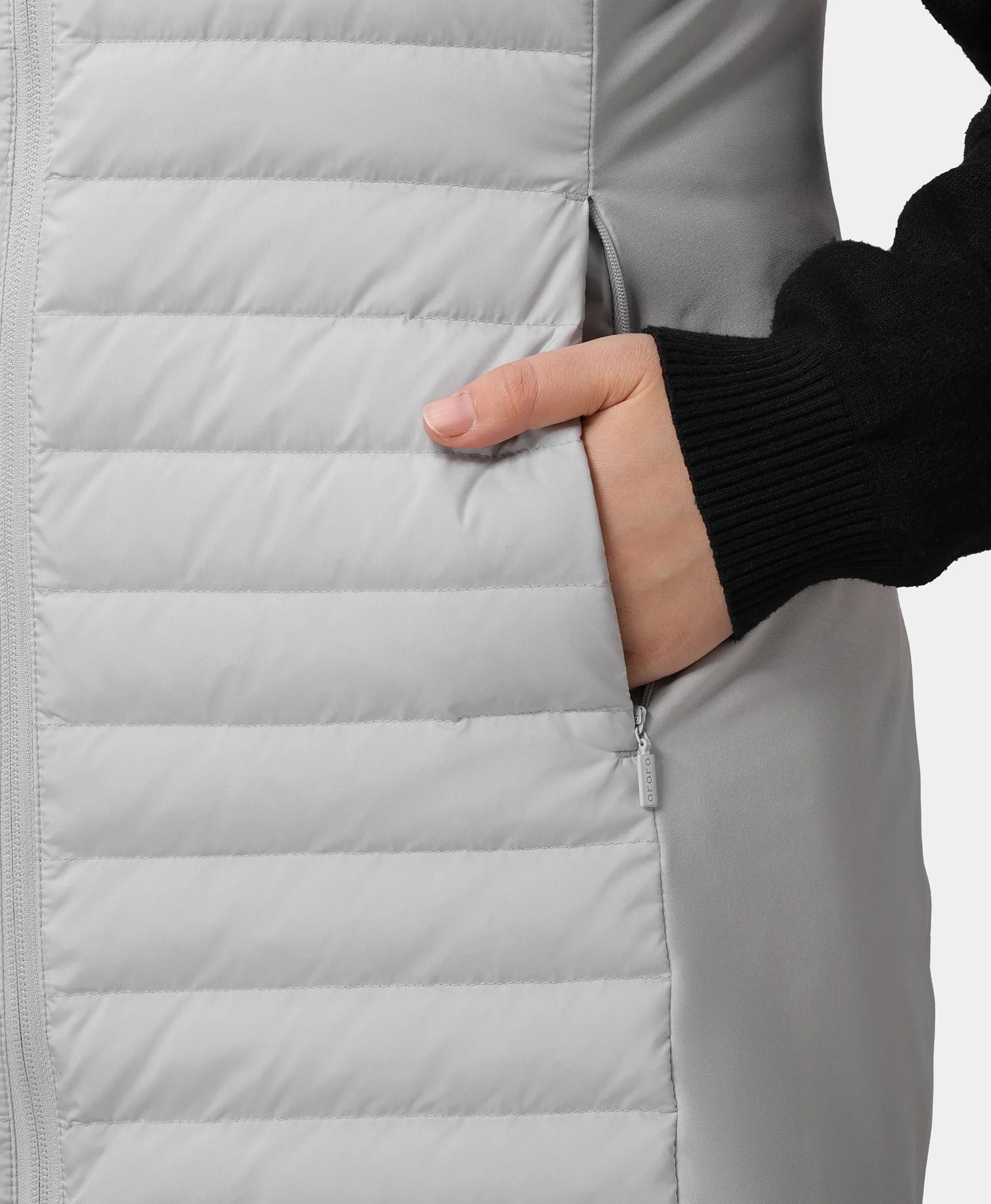 Cloudmere Women's 5-Zone Heated Long Down Vest (Apparel Only) - Image 21