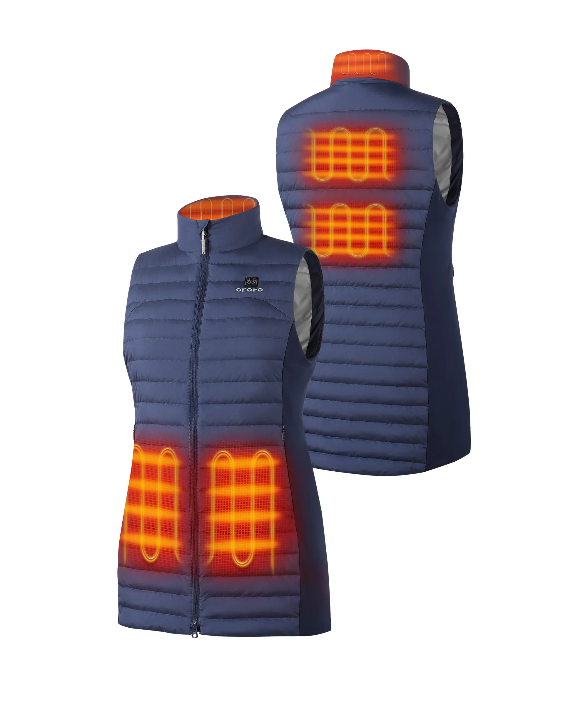 Cloudmere Women's 5-Zone Heated Long Down Vest (Apparel Only) - Image 28