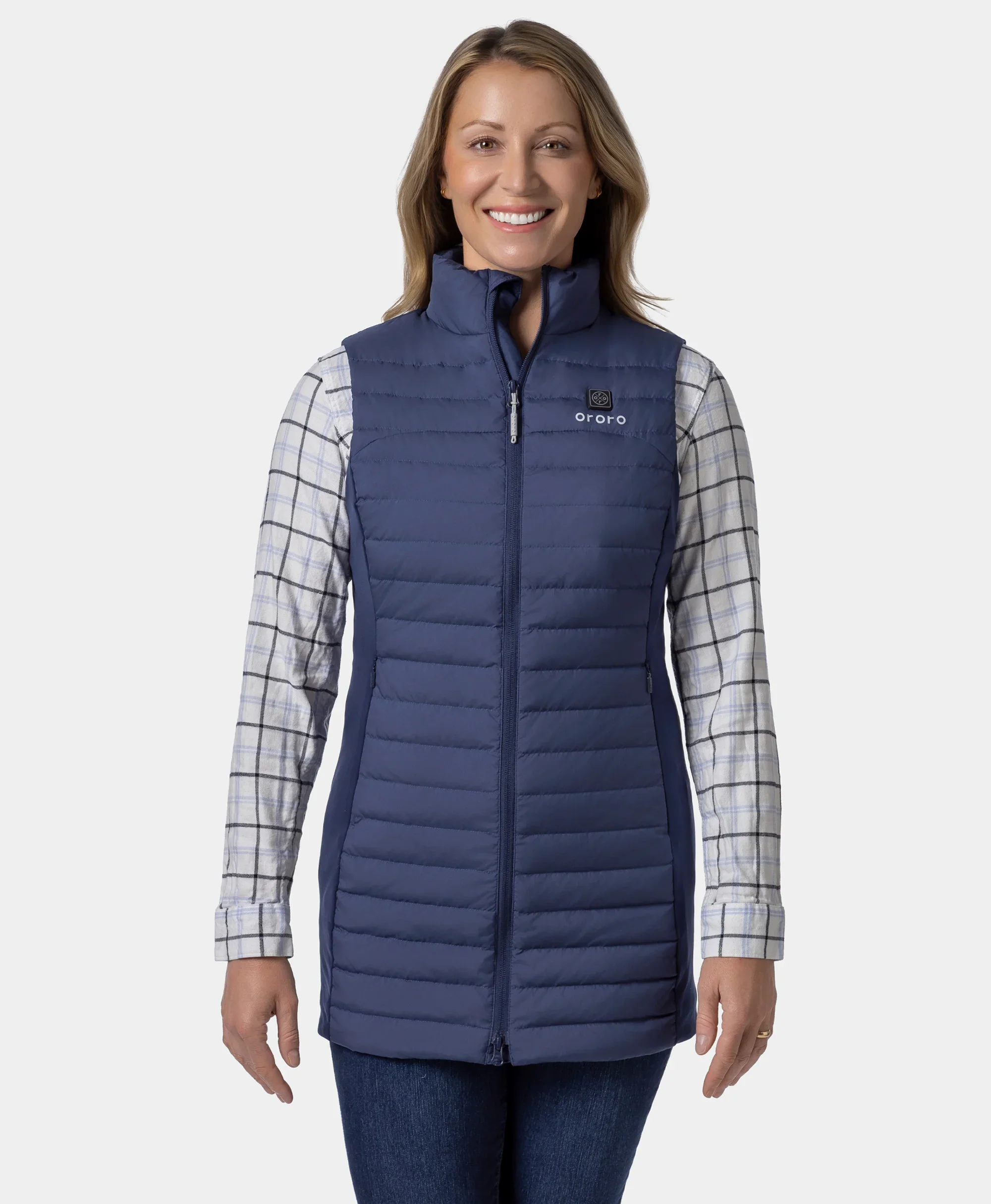 Cloudmere Women's 5-Zone Heated Long Down Vest (Apparel Only) - Image 29