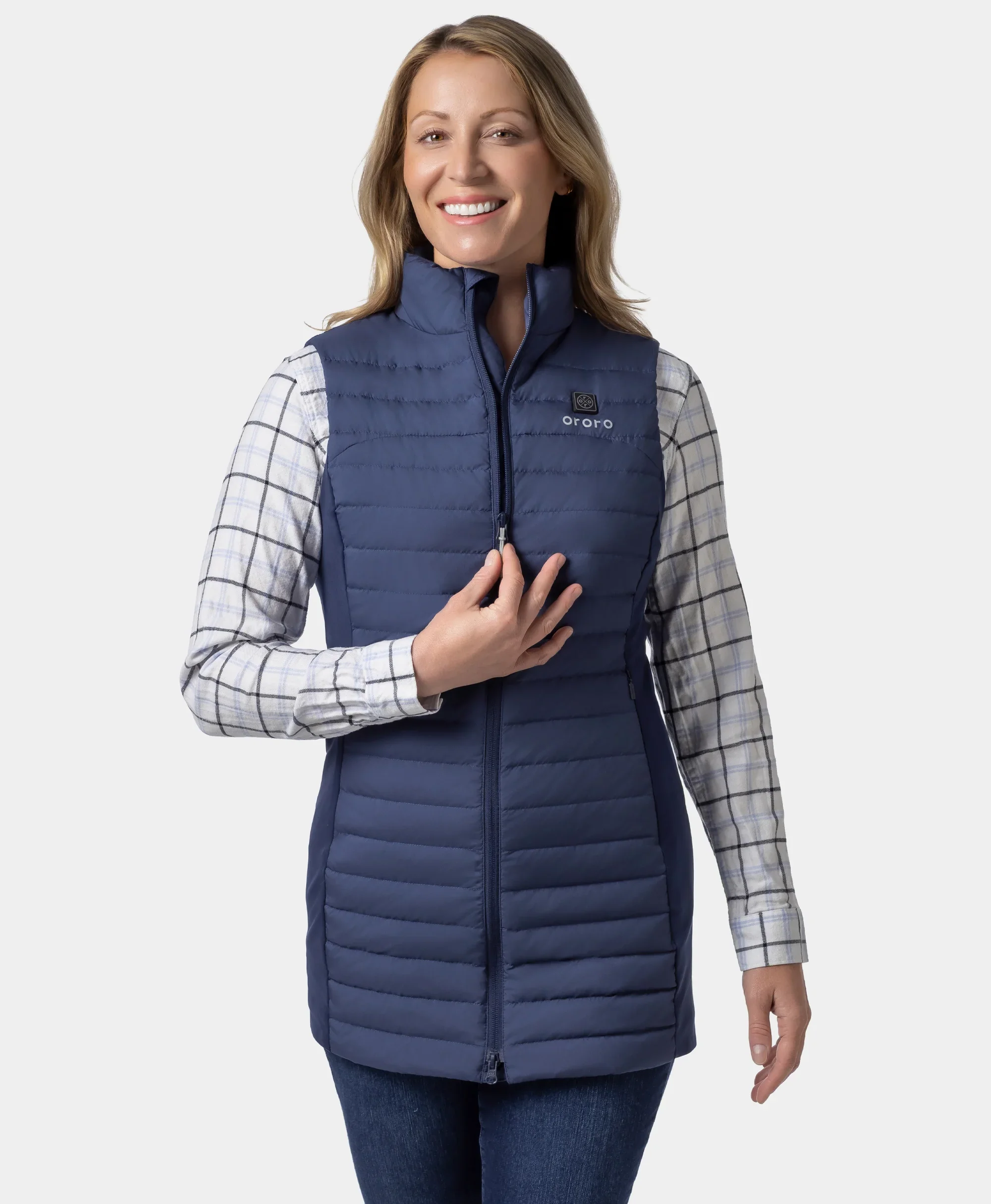 Cloudmere Women's 5-Zone Heated Long Down Vest (Apparel Only) - Image 30