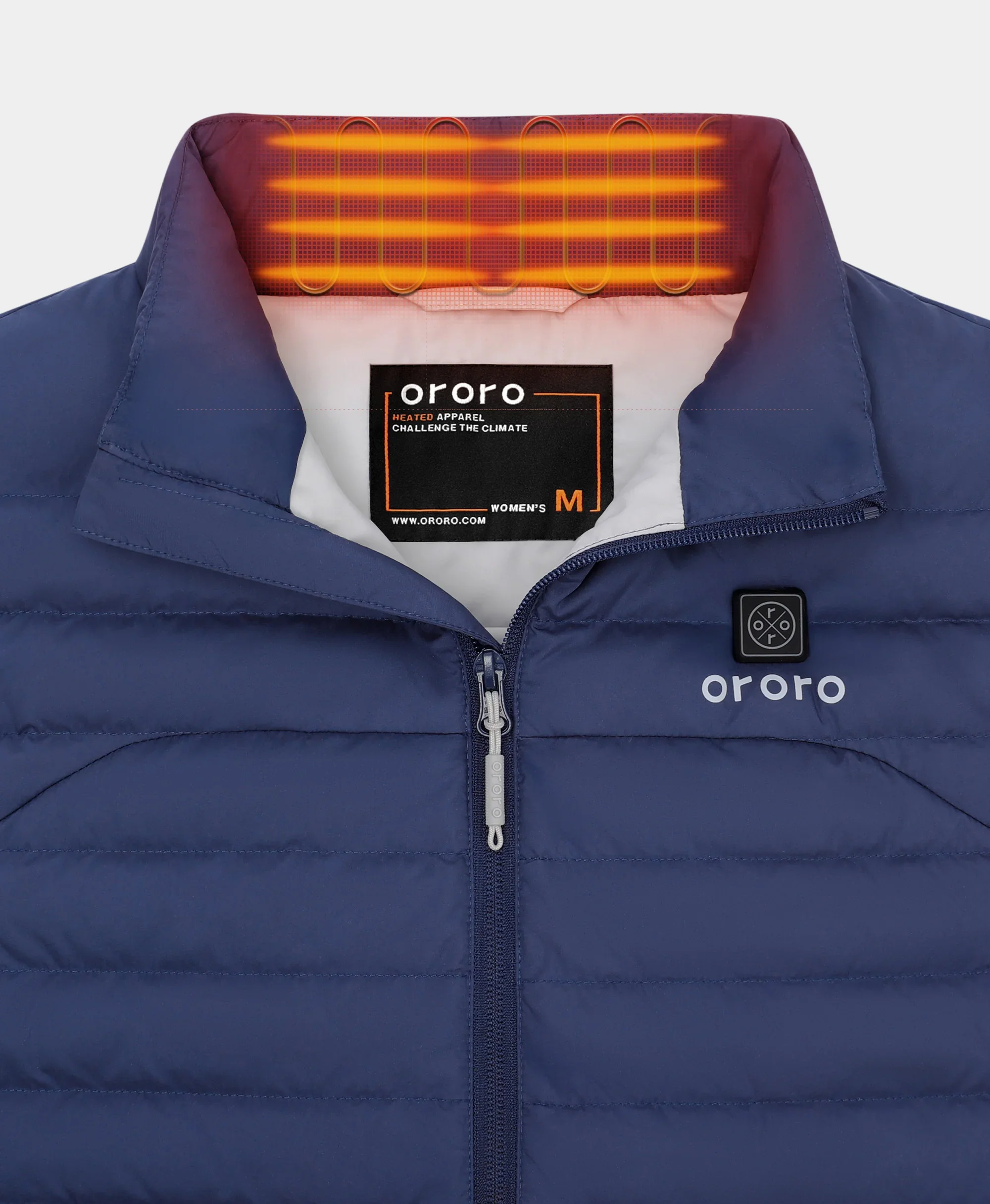 Cloudmere Women's 5-Zone Heated Long Down Vest (Apparel Only) - Image 34