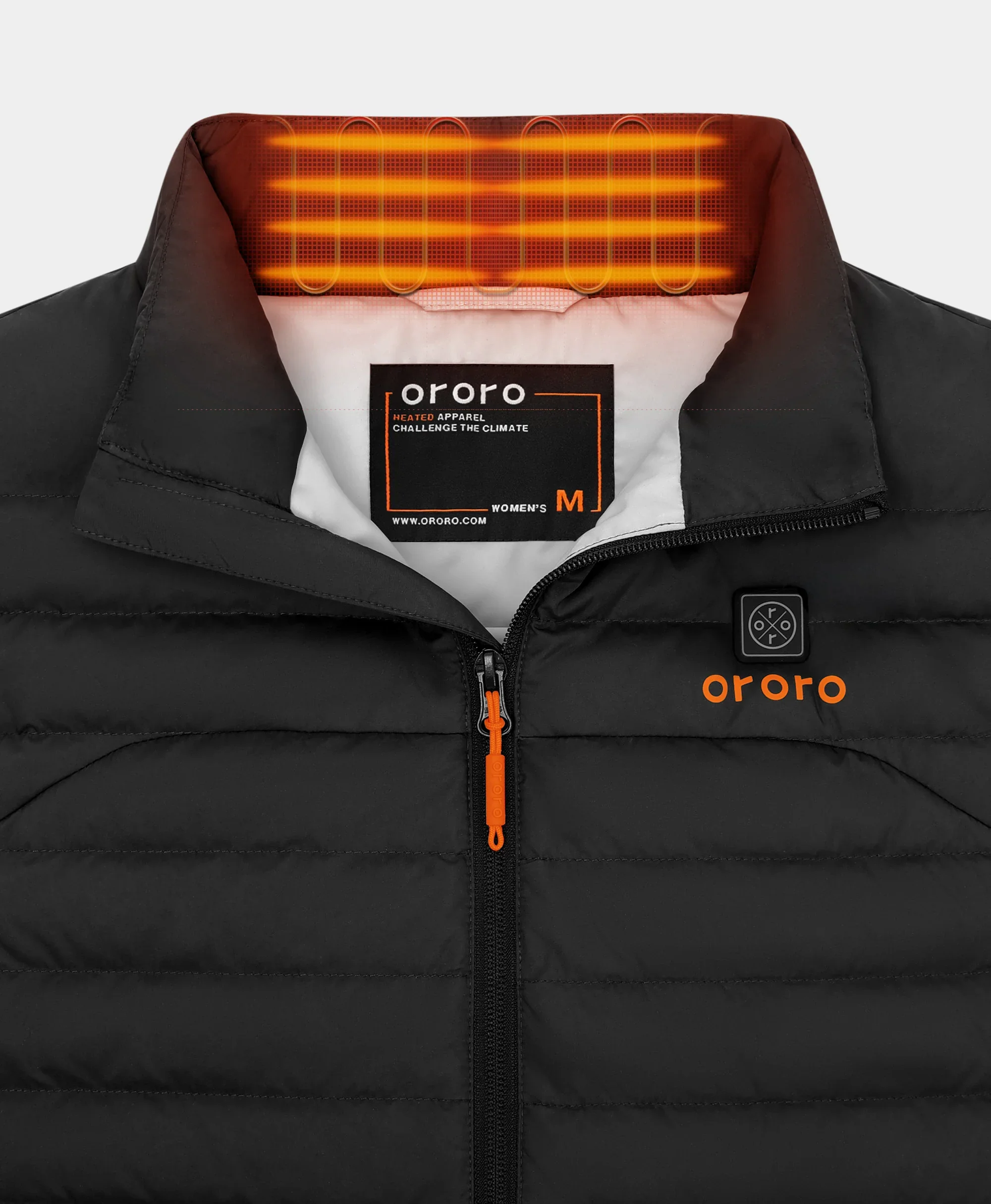 Cloudmere Women's 5-Zone Heated Long Down Vest (Apparel Only) - Image 4