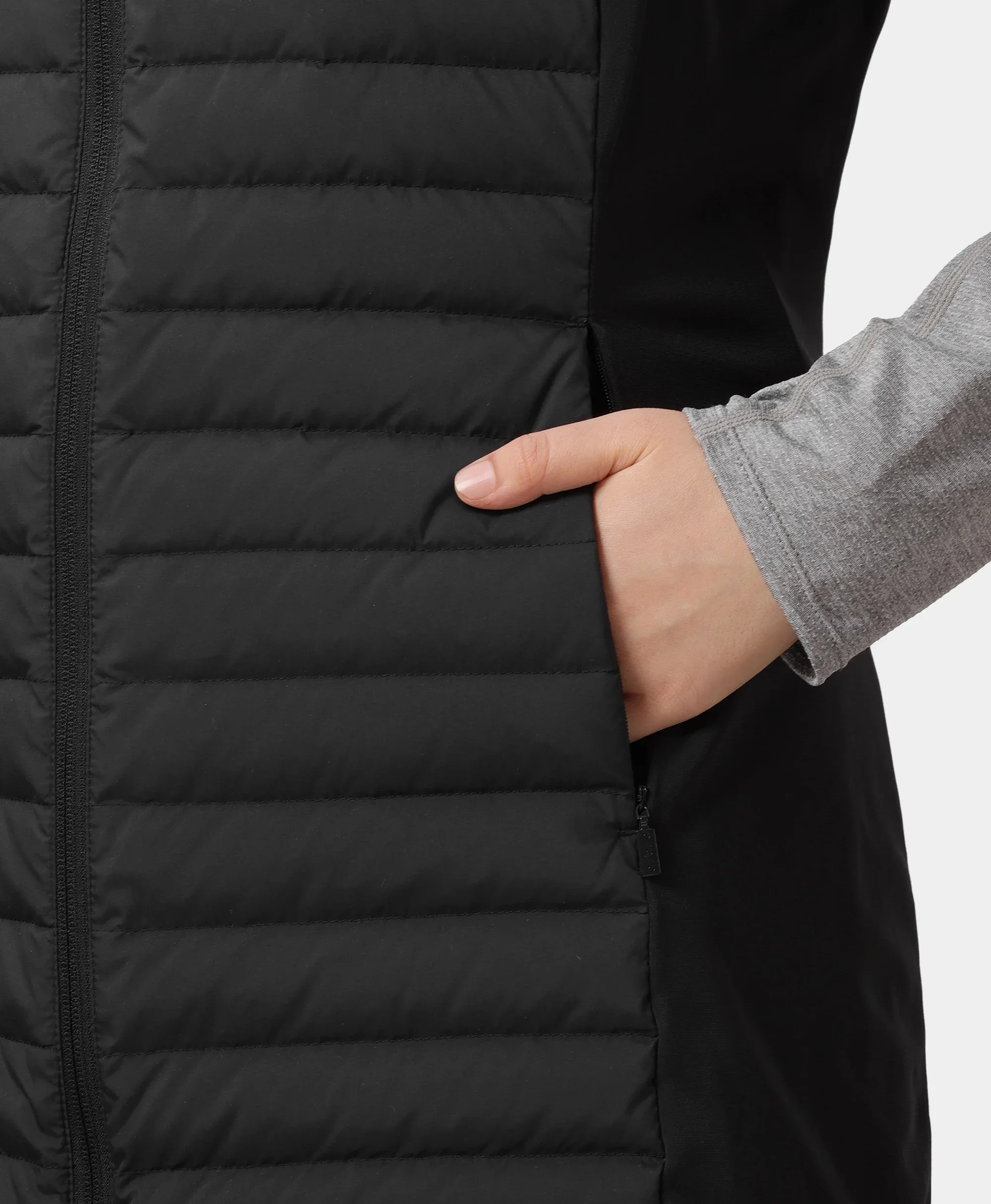Cloudmere Women's 5-Zone Heated Long Down Vest (Apparel Only) - Image 6