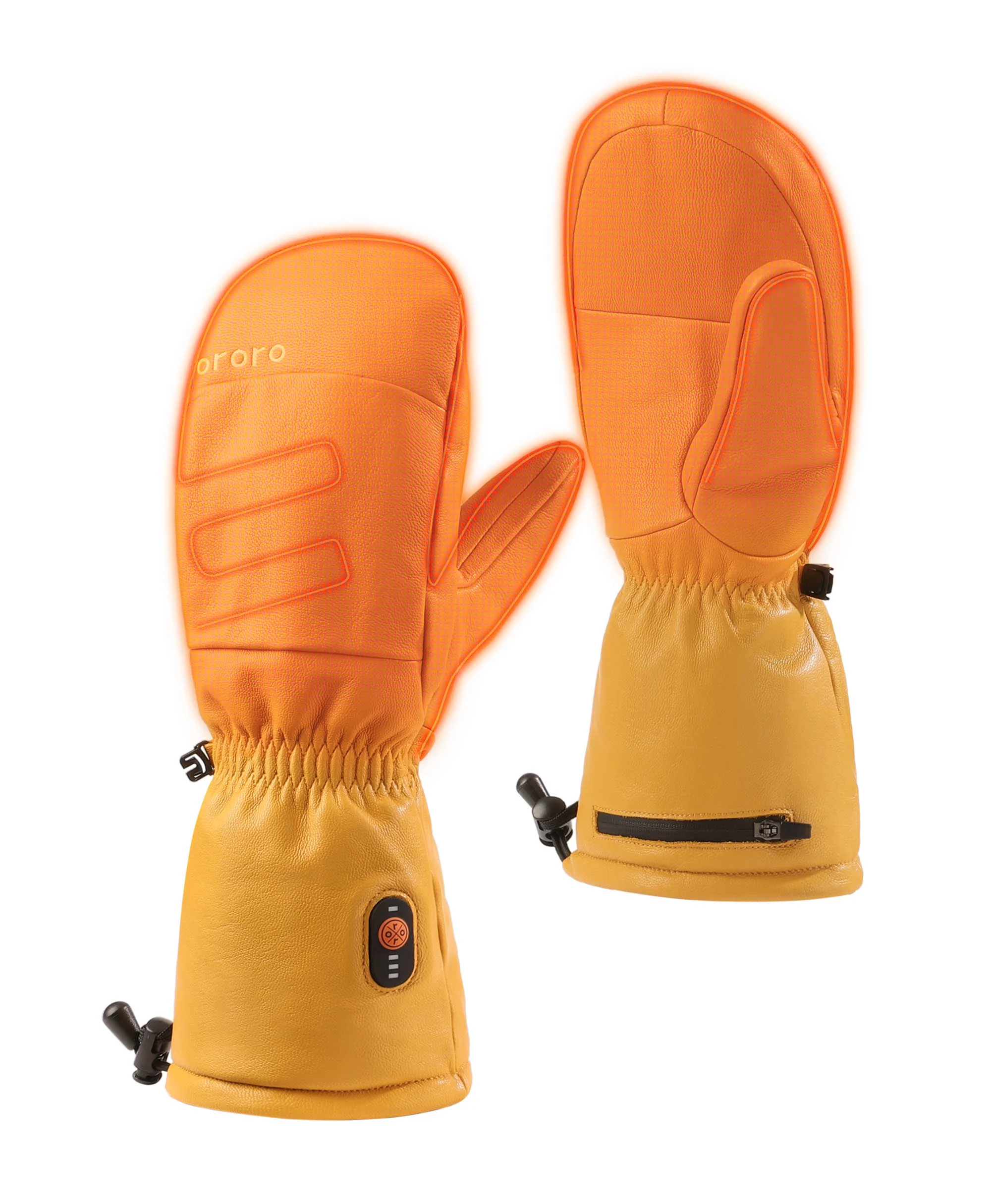 Duluth Unisex Heated Leather Chopper Mittens (Final Sale) - Image 2