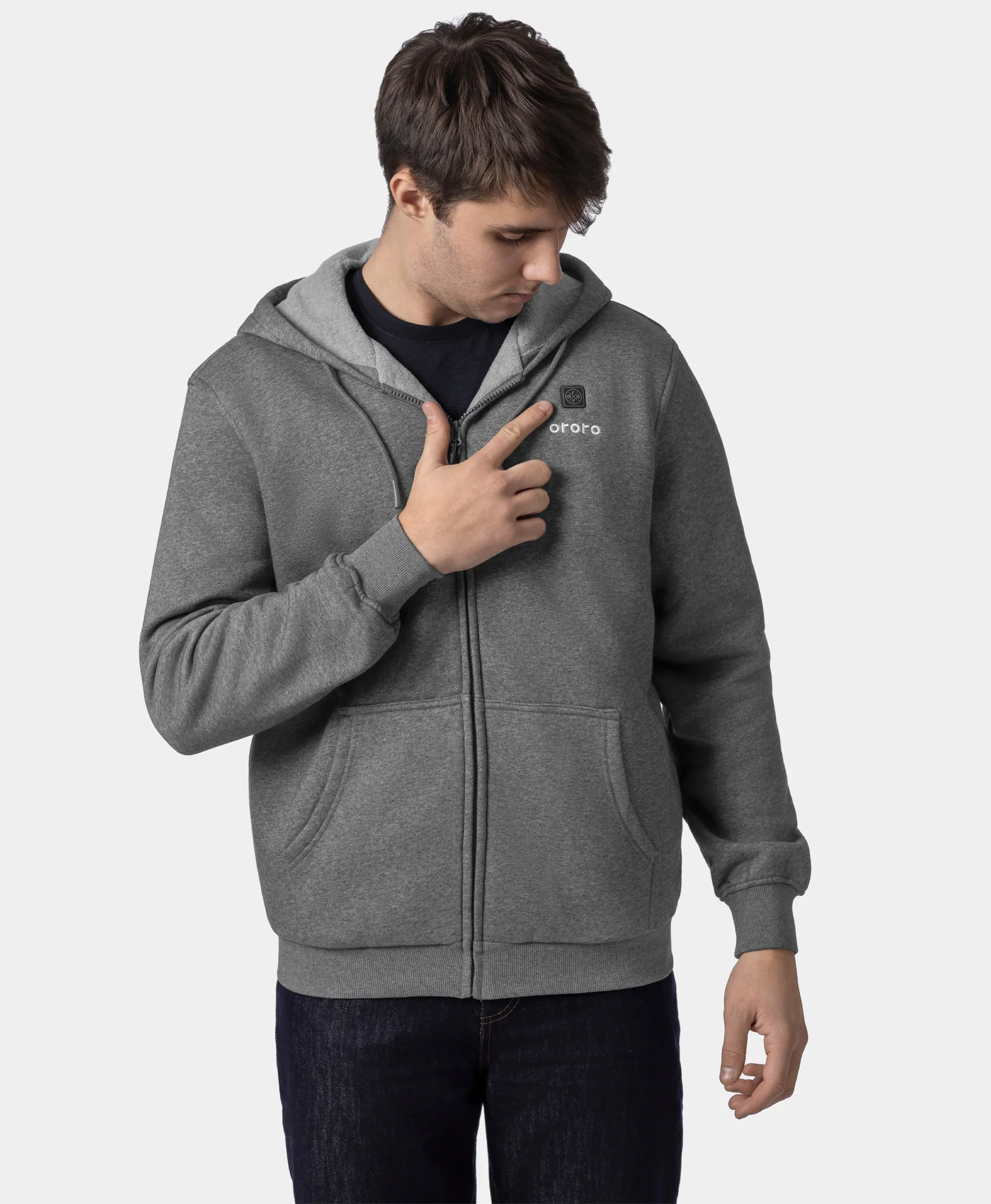Element Unisex 4-Zone Fleece Heated Hoodie - Image 15