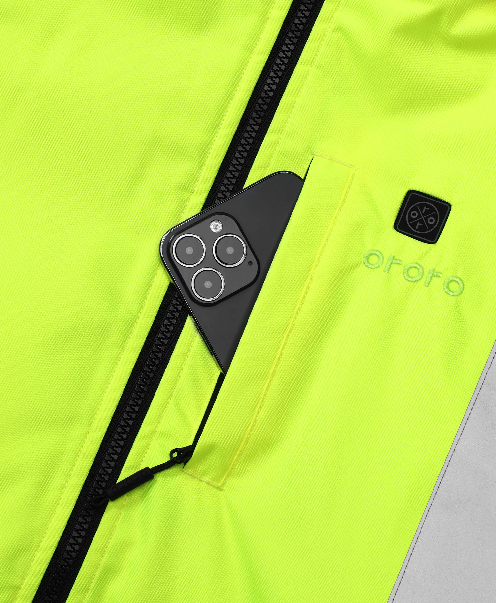 Flagstaff Men's Heated High-Visibility Jacket (Apparel Only) - Image 6