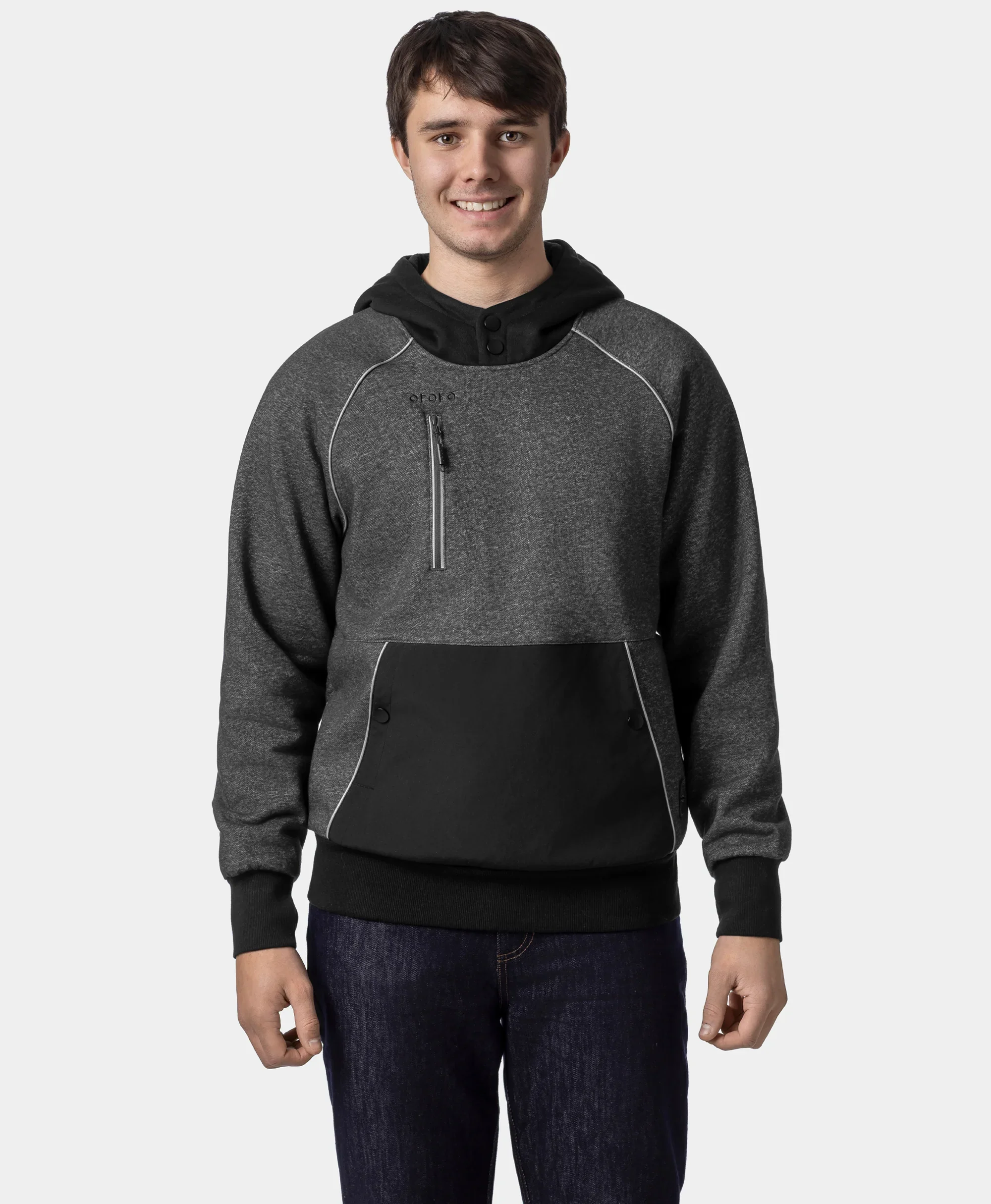 Indy Unisex 6-Zone Dual-Control Heated Hoodie Pullover - Image 4